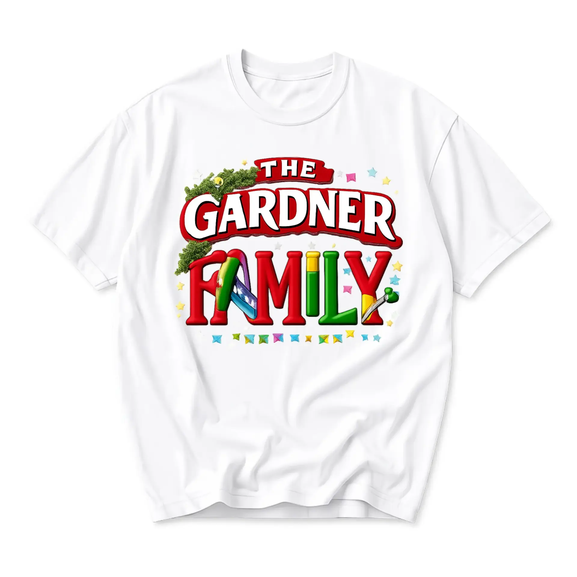 T-shirt the Gardner Family Graphic Tee Custom Surname Apparel Personalized