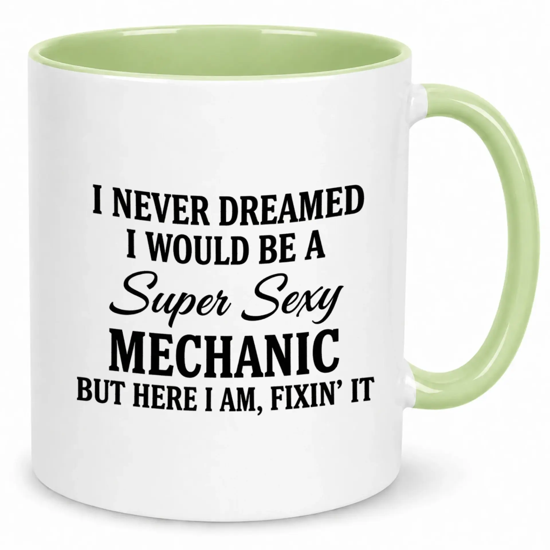 Funny Mechanic Coffee Mug Gift for Work Colleagues Super Sexy Humorous Novelty Ceramic Cup Home Office
