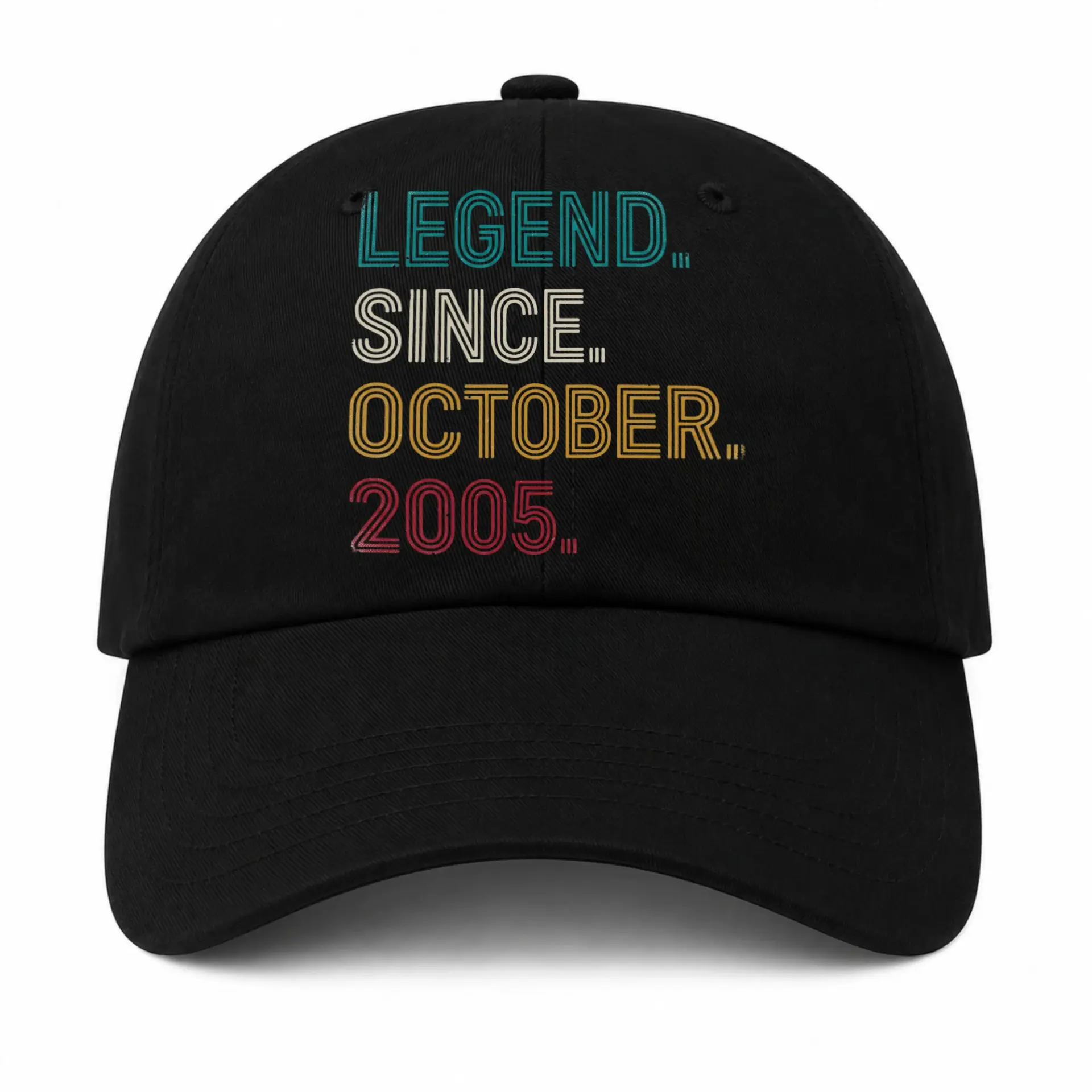 Vinyl Sticker Pack Legend Since October 2005 Retro Design Waterproof Decals for Laptops and Water Bottles Set of 3