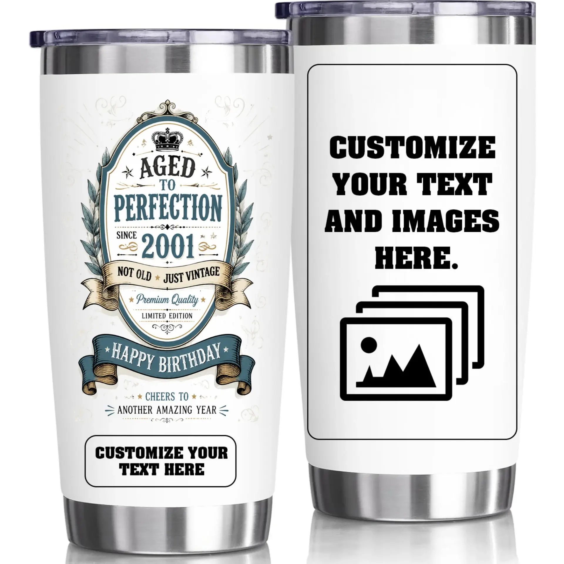 Risk: the Product Image Displays Placeholder Text Indicating It Is a Customizable Template and Not a Finished Product Design.