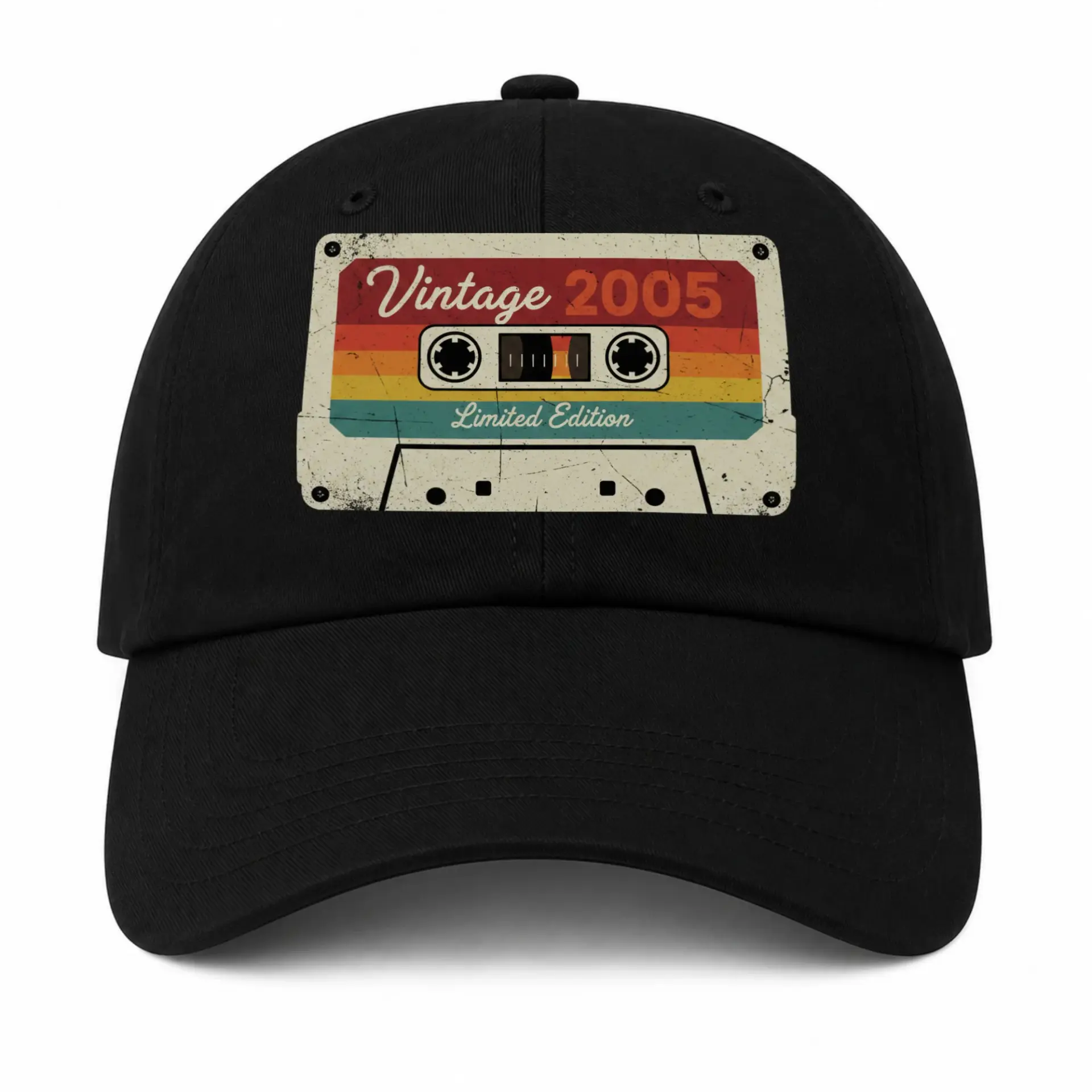 Vinyl Sticker Pack Retro Cassette Tape Design Vintage 2005 Limited Edition Graphic Decals for Laptops Water Bottles