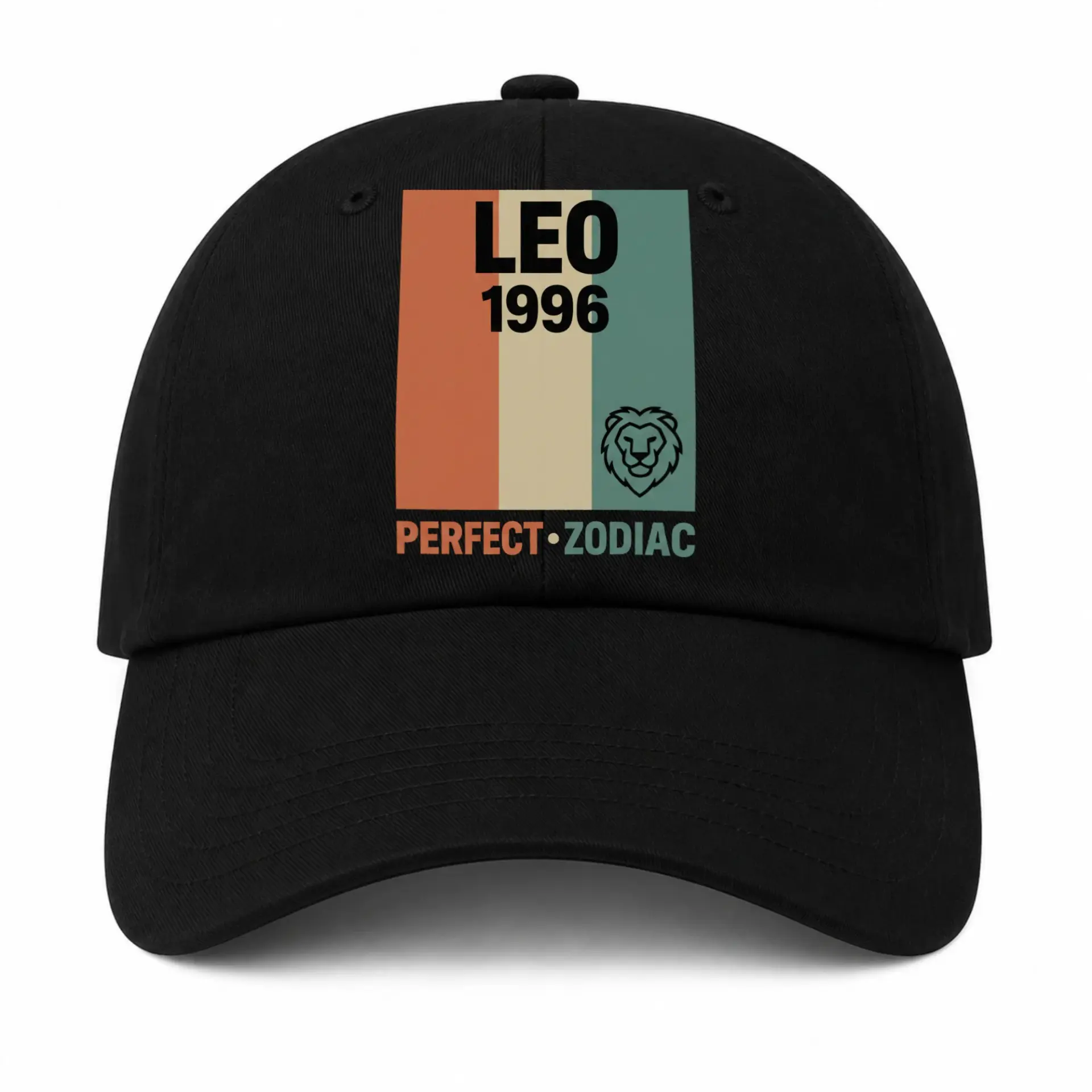 Baseball Cap Leo Zodiac 1996 Graphic Embroidered Hat for Casual Wear
