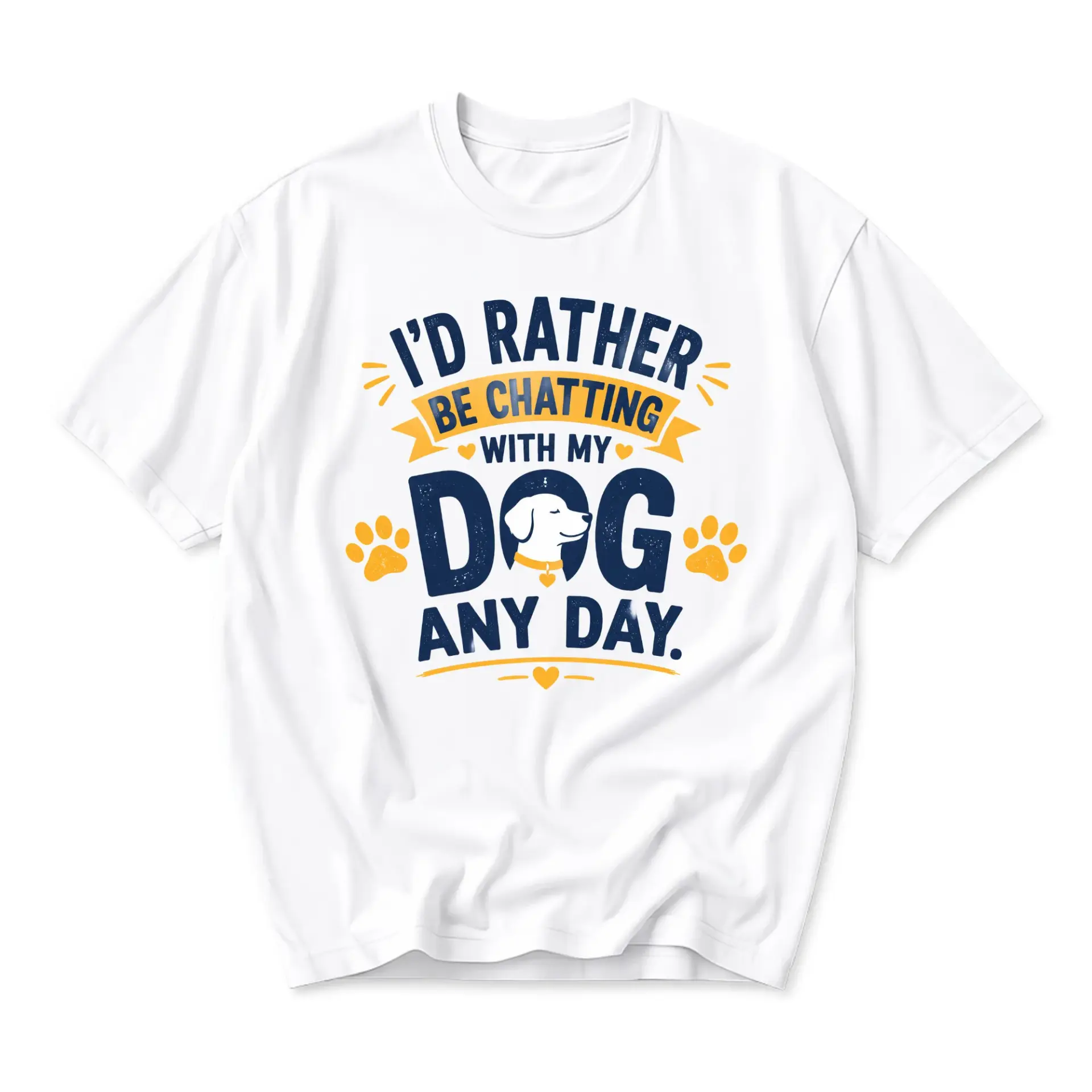 Funny Shirt I'd Rather Be Chatting with Any Day Unisex Graphic Printed