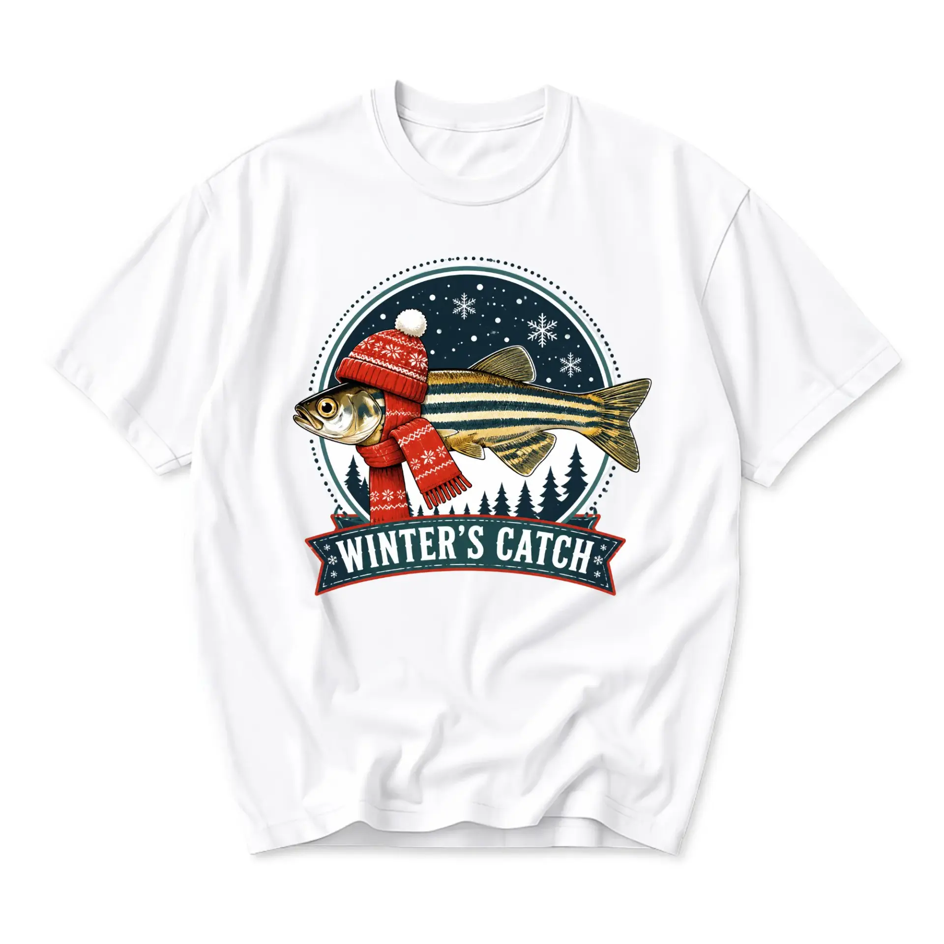 Graphic Tee Unisex Catch Fishing Lover Shirt Seasonal Holiday Outdoor
