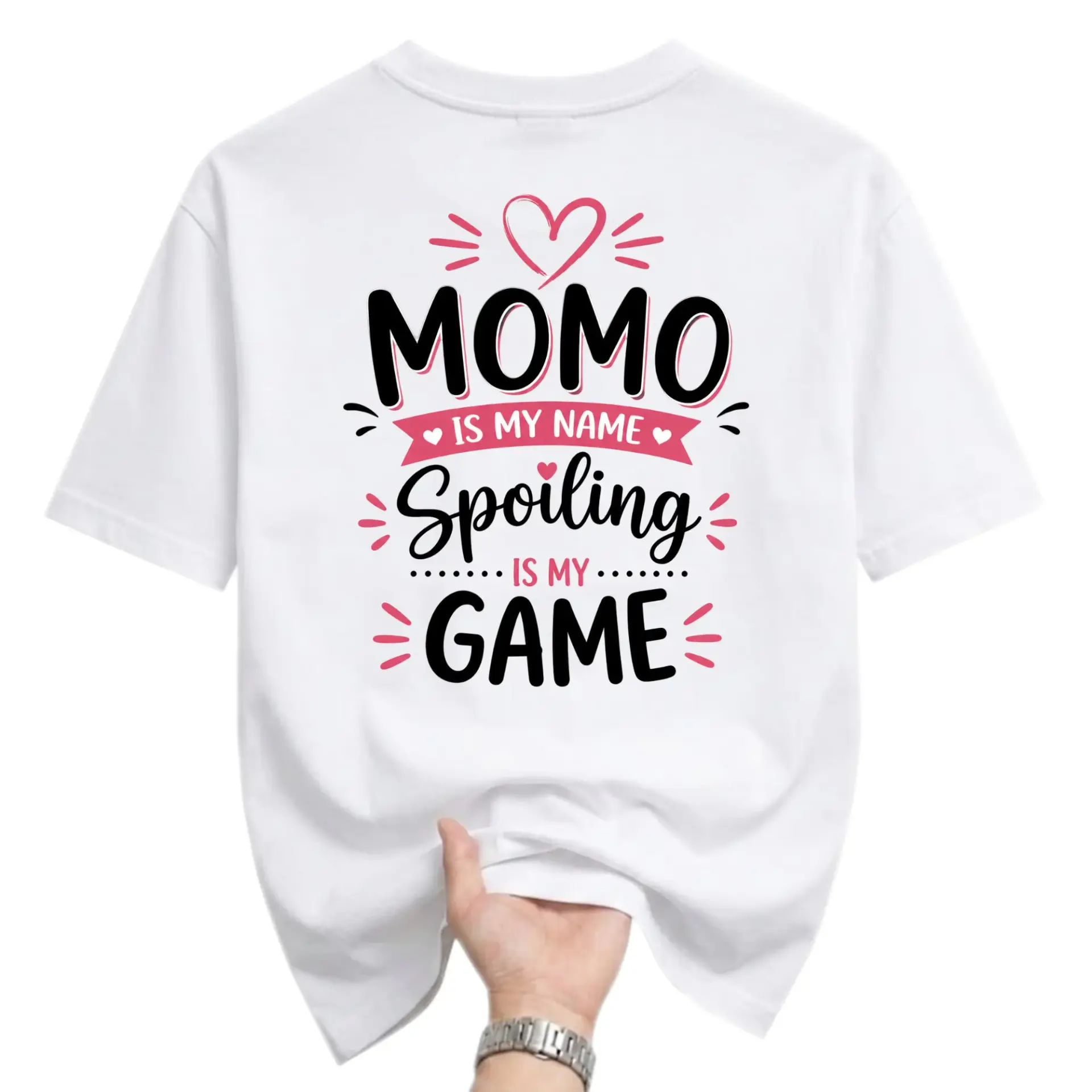 Funny Shirt Is My Name Spoiling Is My Game Graphic Tee Unisex Casual Cotton