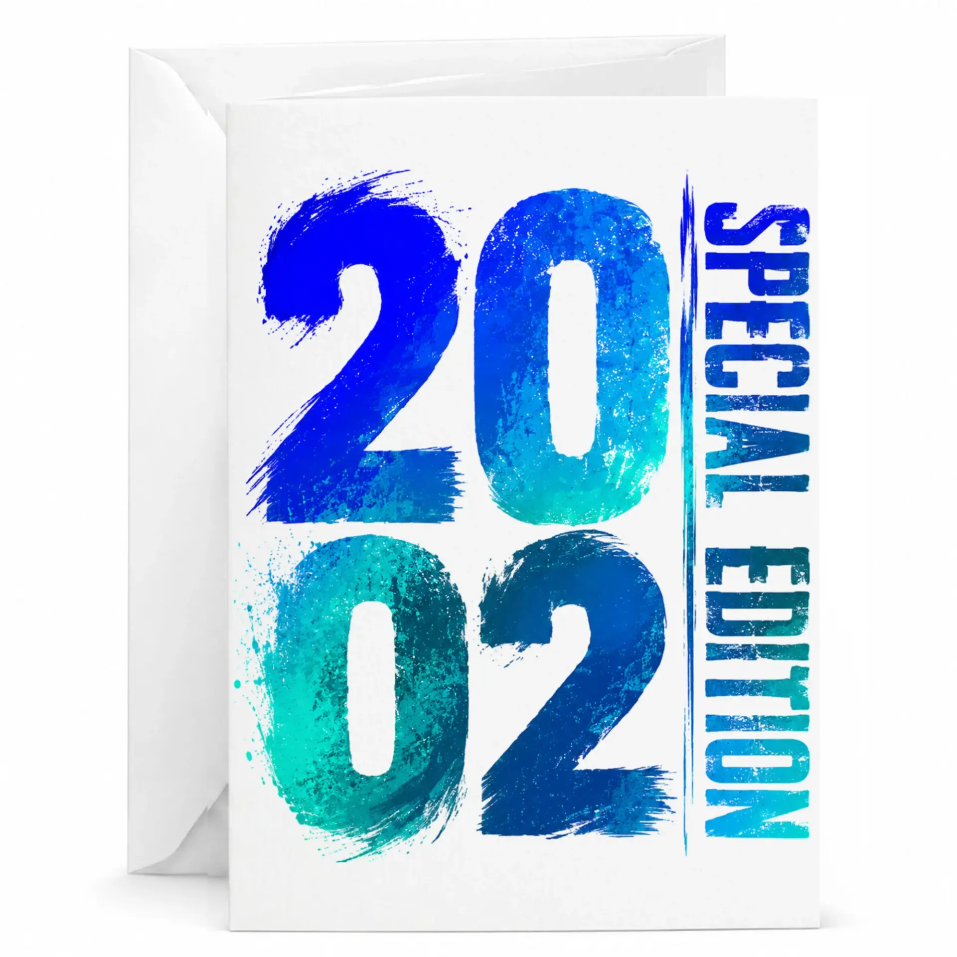 Greeting Card Special Edition 2022 Design for Birthday Celebration Milestone Year or Memorable Anniversary Stationery