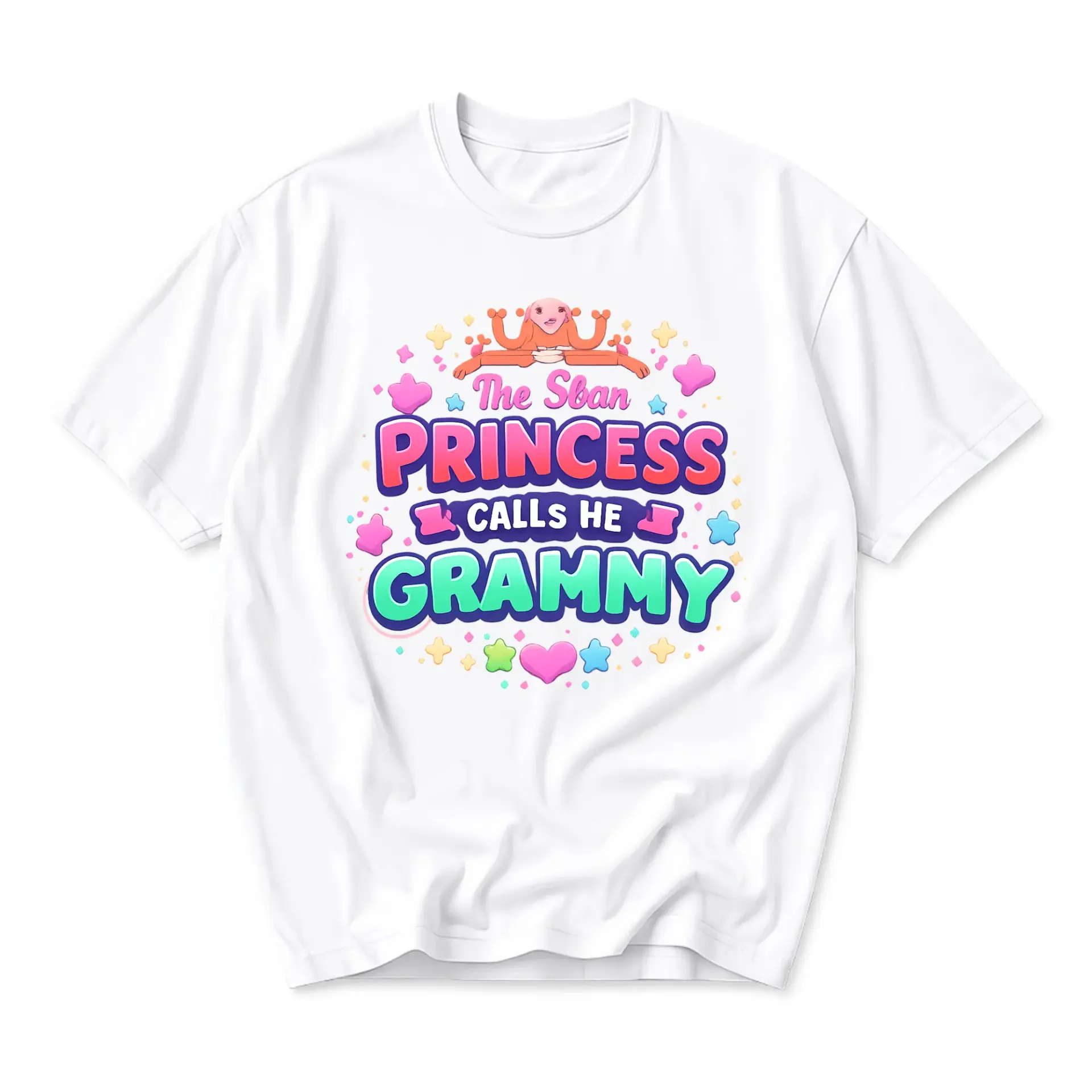 Funny Shirt the Sban Princess Calls He Graphic Tee Unisex Short Sleeve Crew