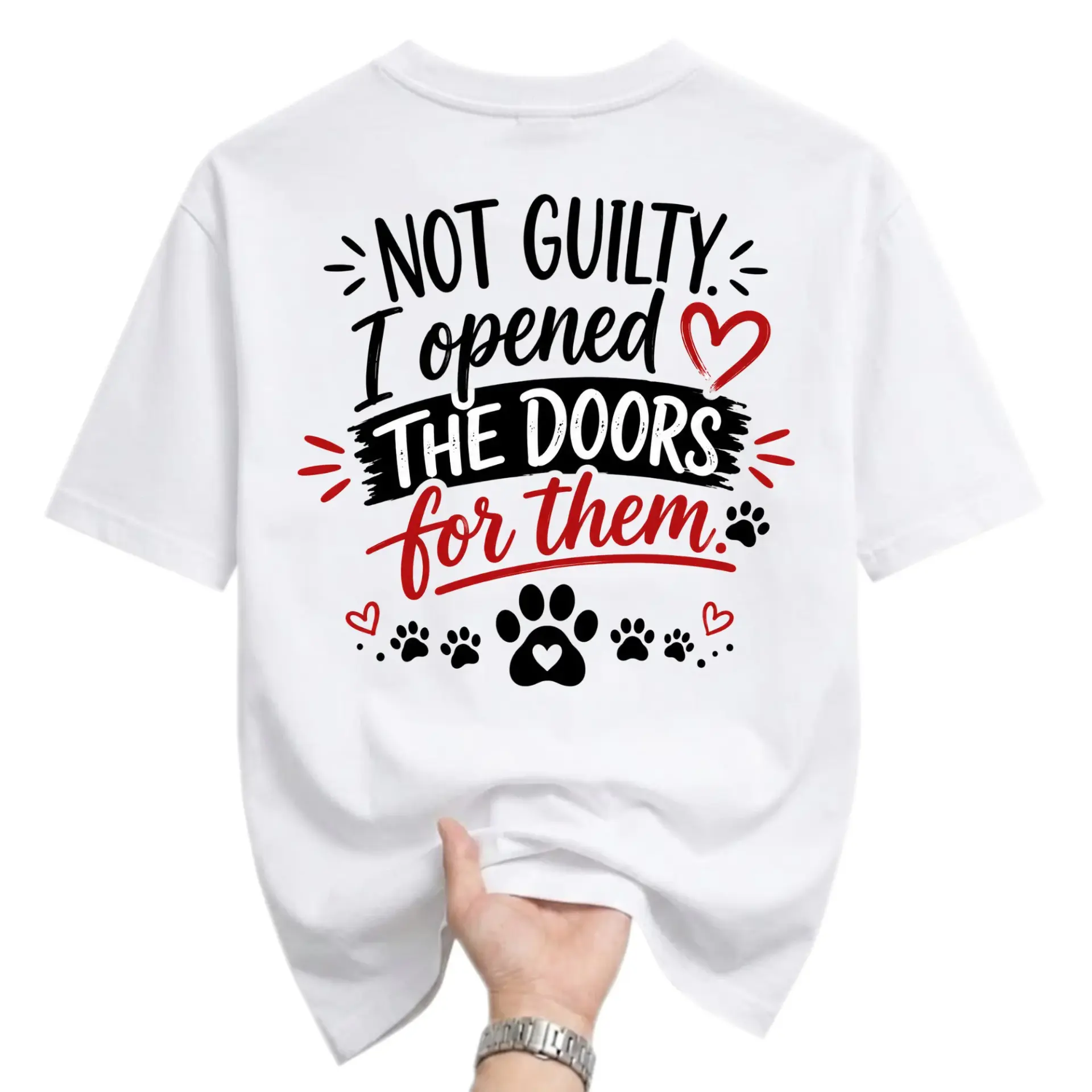 Funny Shirt Not I Opened for Them Graphic Tee Unisex Casual Apparel Pet