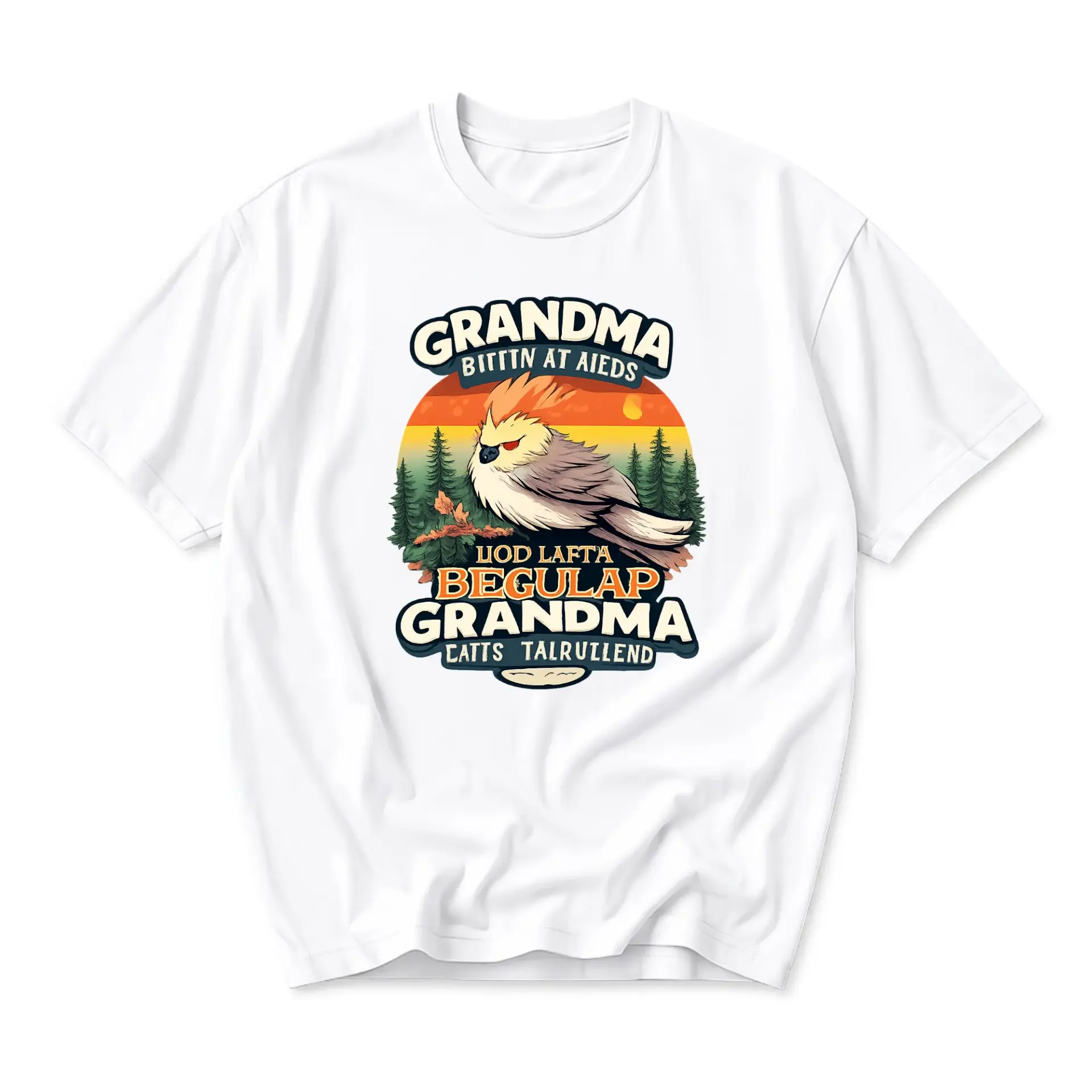 Funny Shirt Grandma Bititn at Aieds Uod Lafta Begulap Catts Talruillend