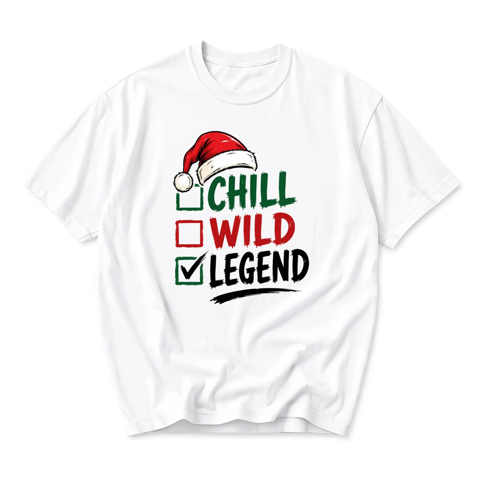 Funny Shirt Wild Legend Christmas Graphic Tee Seasonal Holiday Humor Unisex