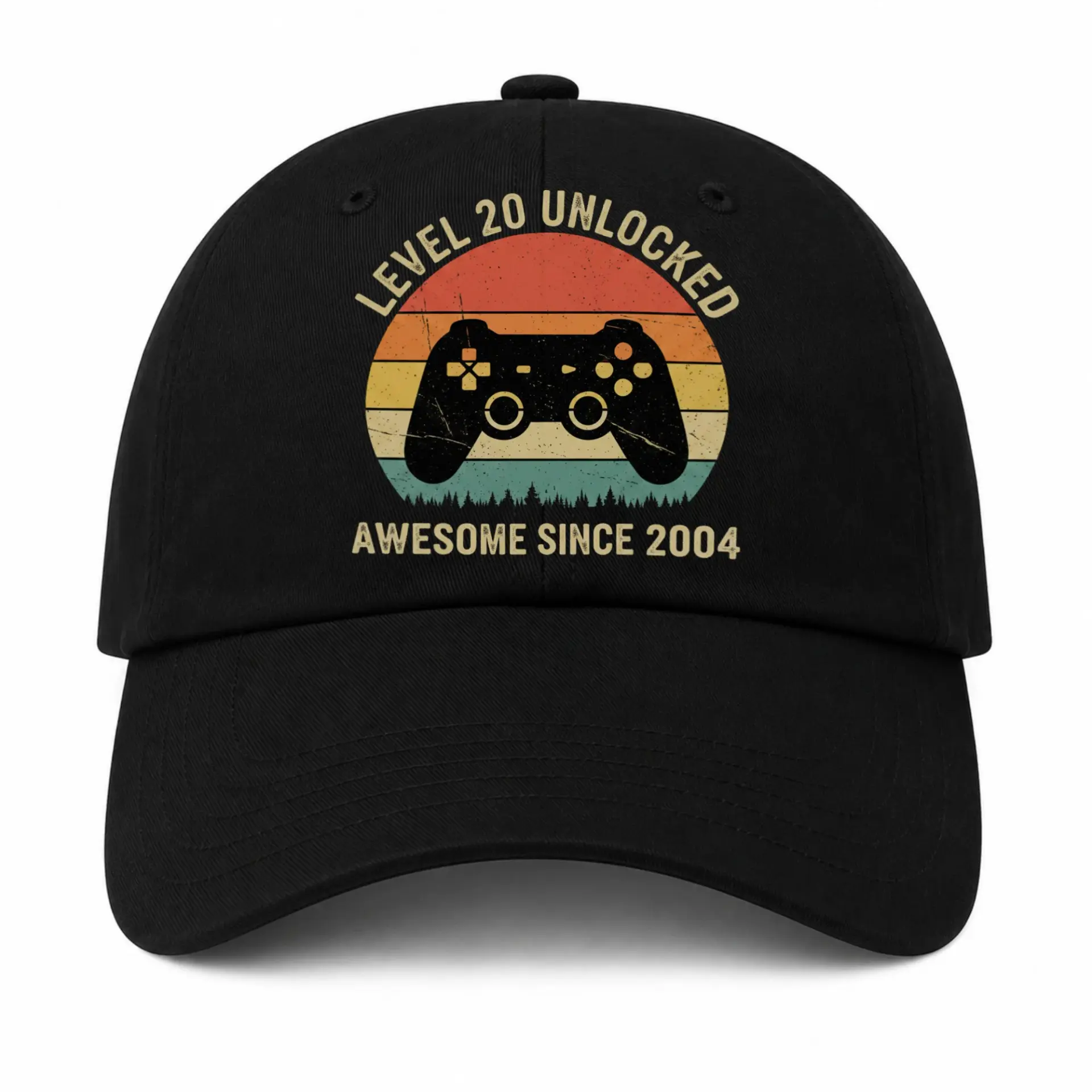 Baseball Cap Level 20 Unlocked Awesome Since 2004 Embroidered Dad Hat
