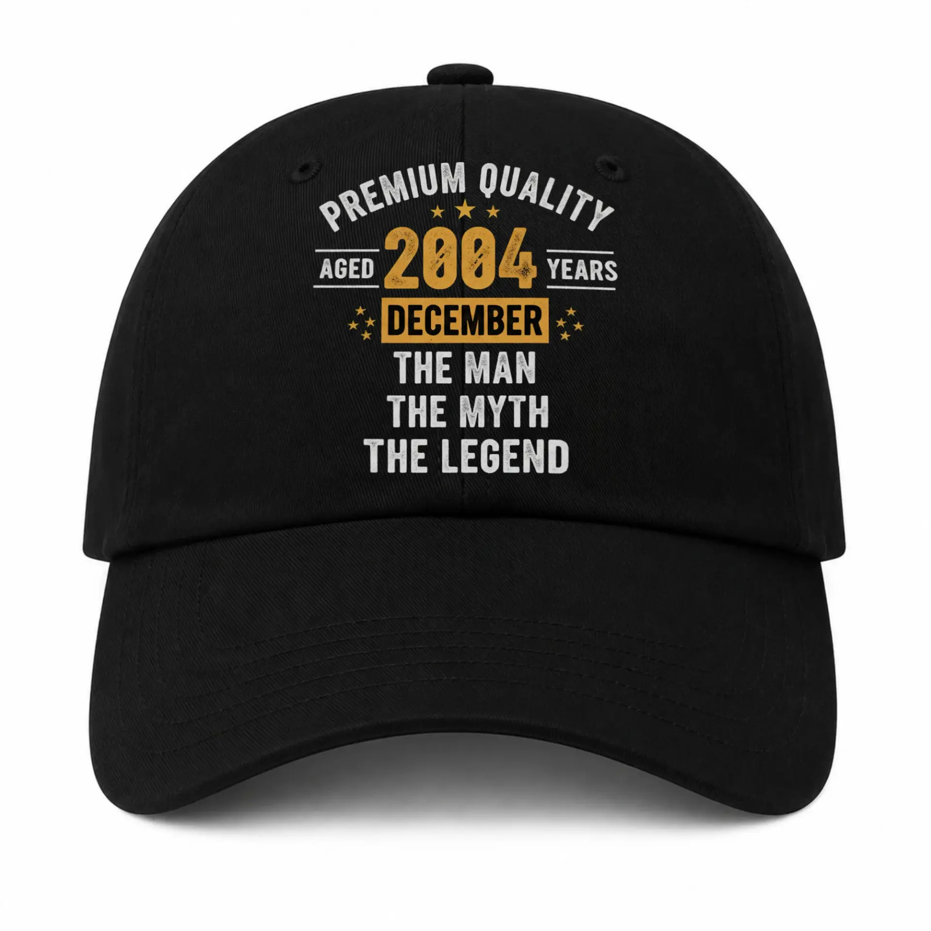 Vinyl Sticker Pack Aged to Perfection Born December 2004 the Man the Myth the Legend Birthday Decorative Decals