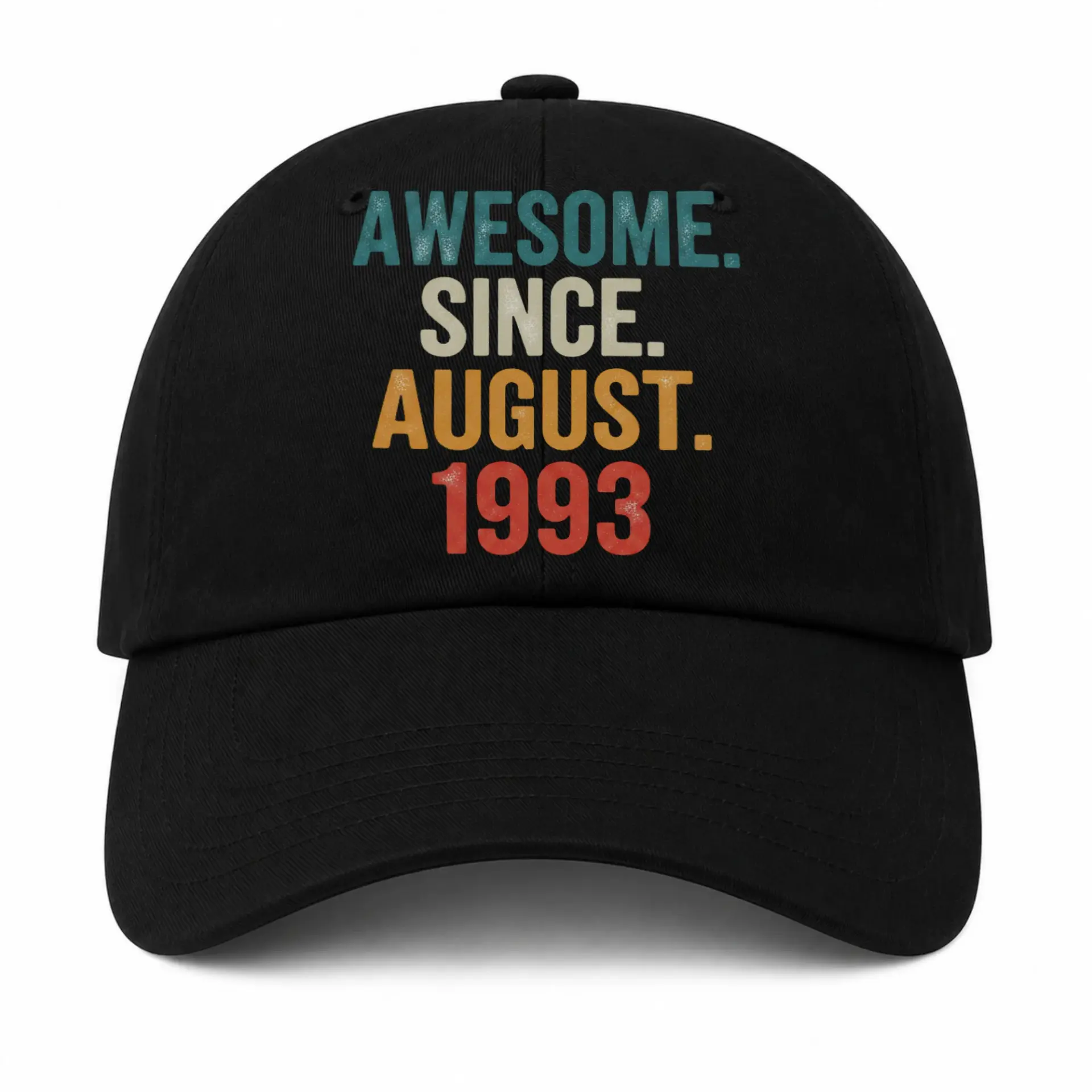 Baseball Cap Awesome Since August 1993 Vintage Birthday Gift Hat