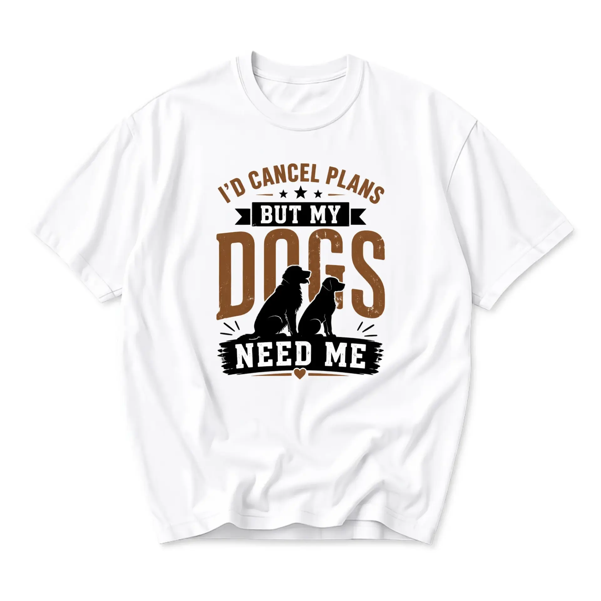 Funny Shirt I Would Cancel Plans but My Need Me Graphic Printed Unisex Crew