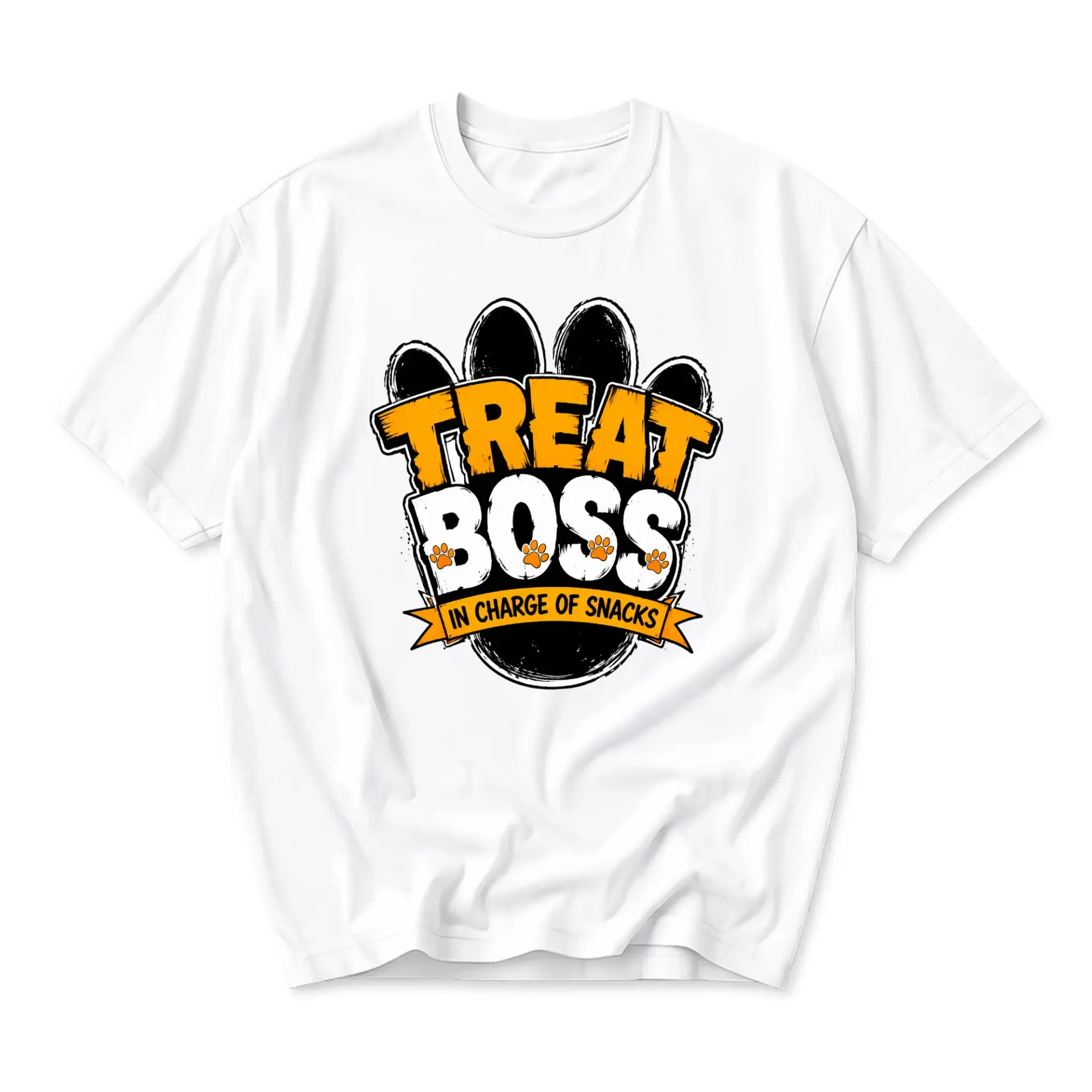 Funny Shirt Treat in Charge of Snacks Graphic Tee for Pet Lovers Unisex