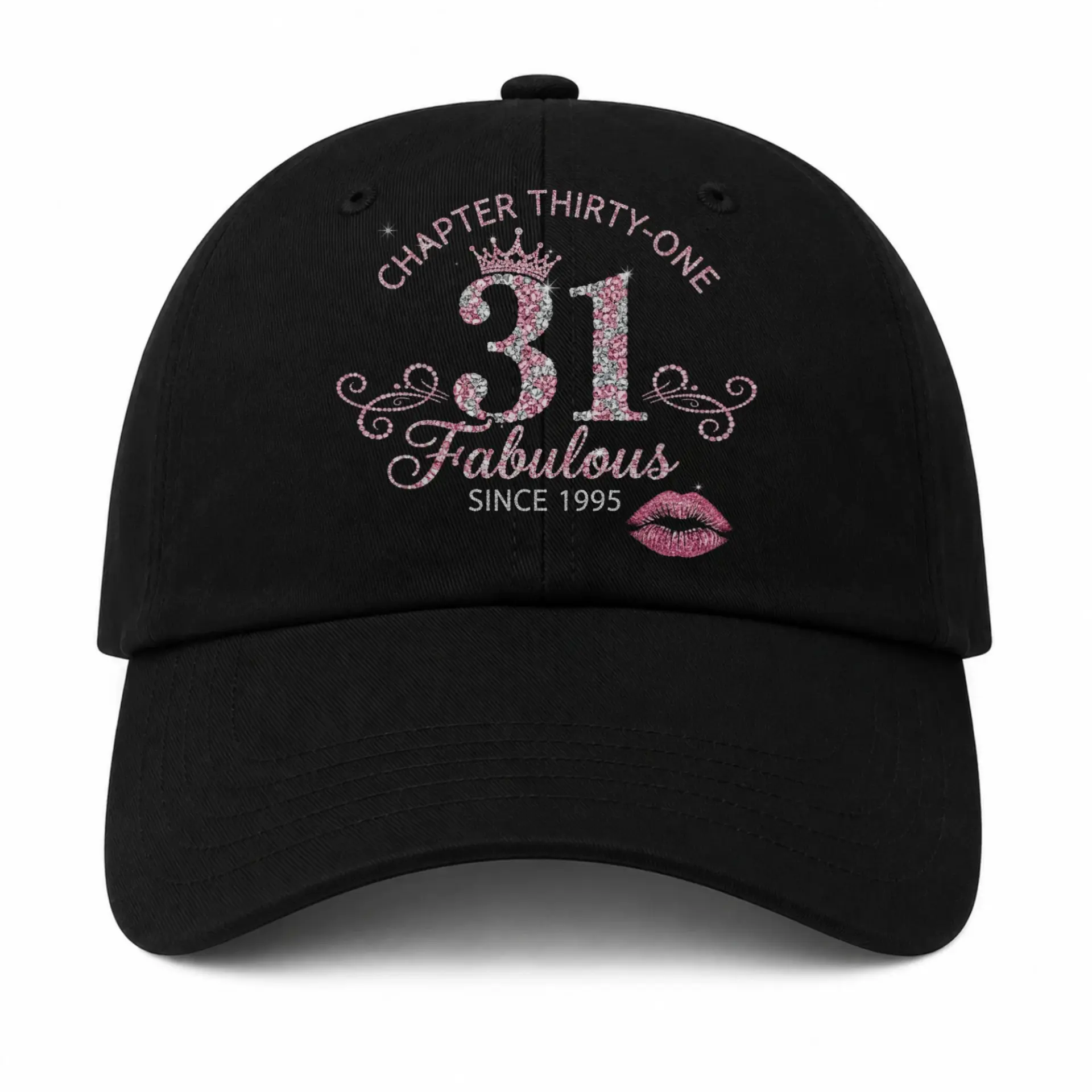 Baseball Cap Sparkling Thirty One Fabulous Design Birthday Party Gift