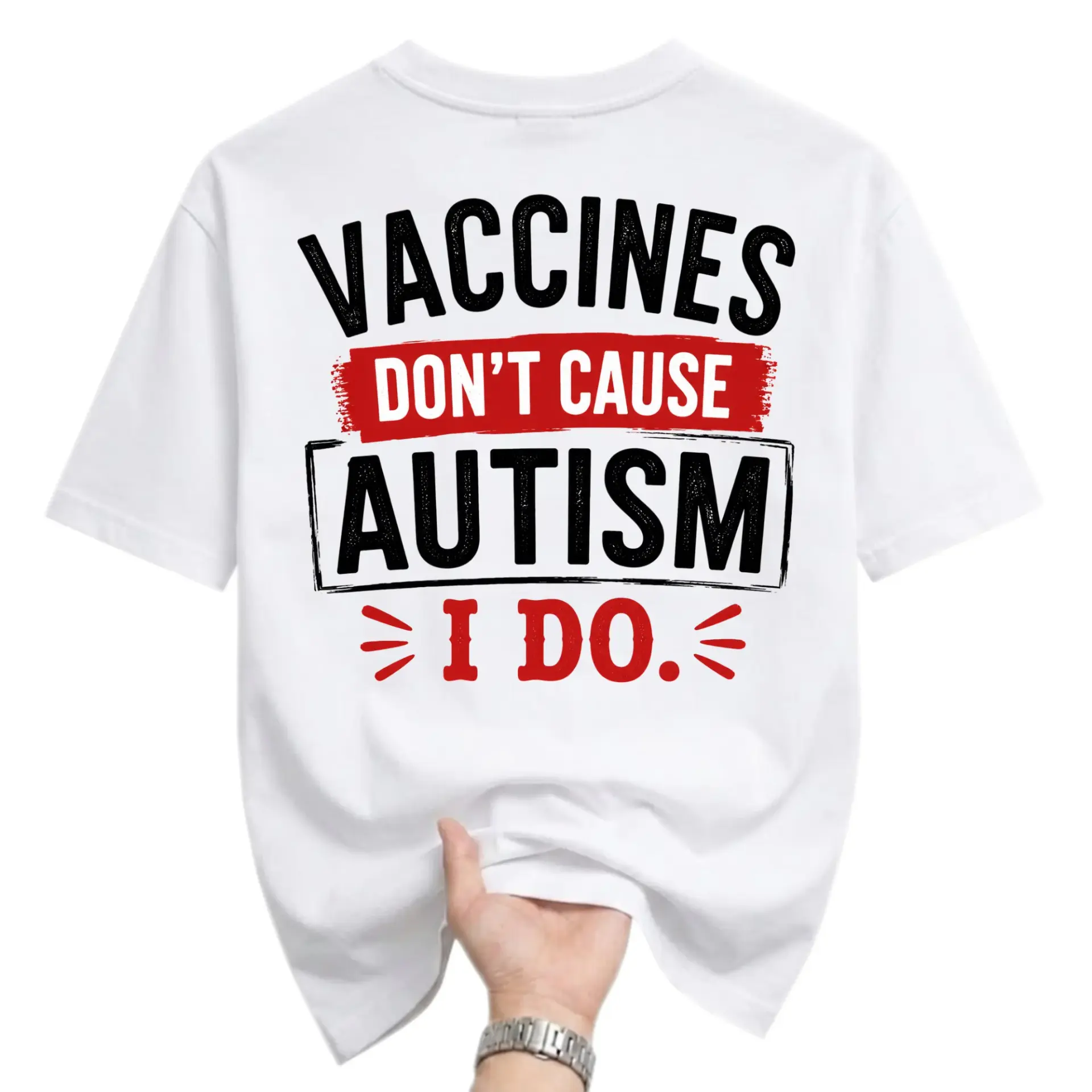 Funny Shirt Unisex Graphic Printed T-Shirt Bold Typography Top for Casual