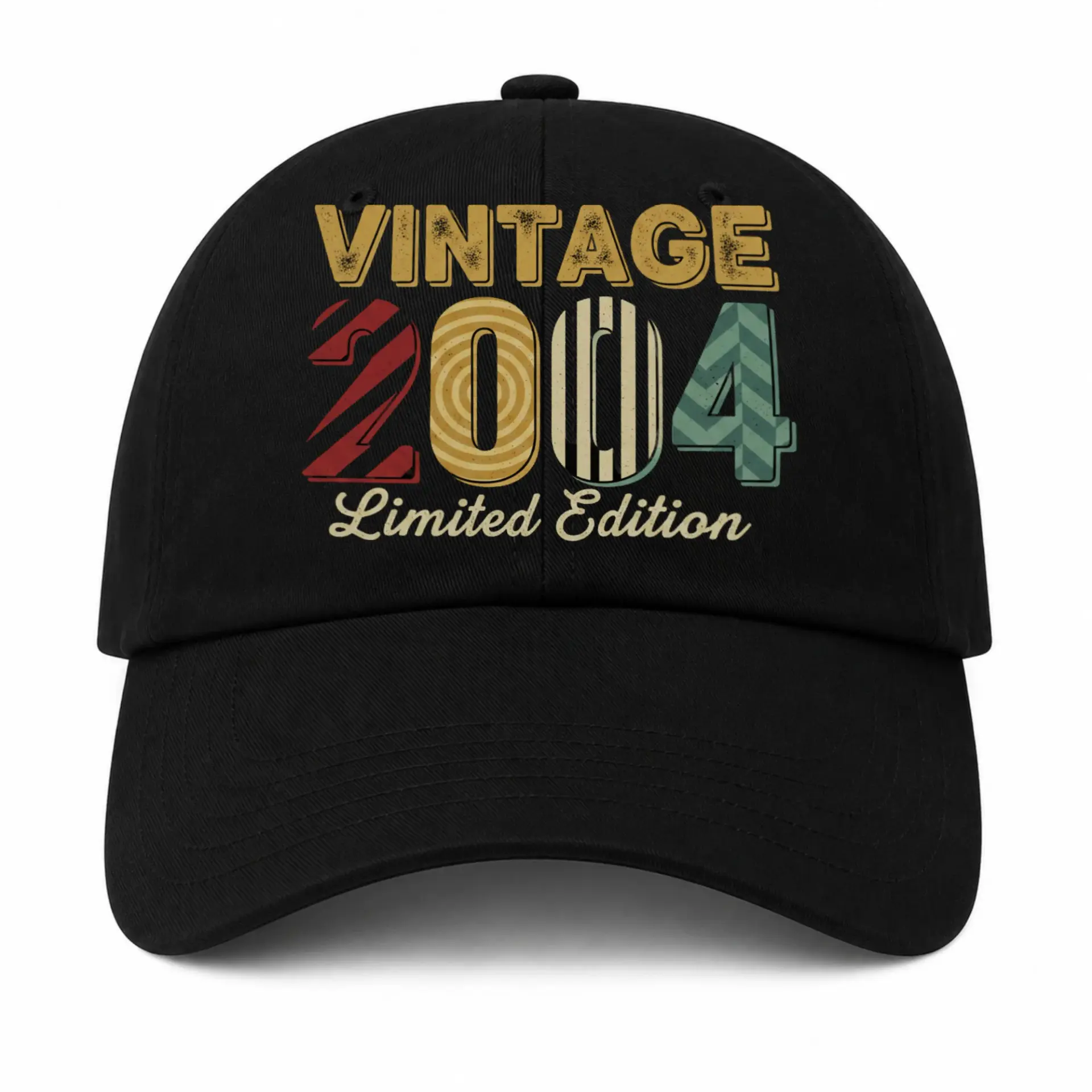 Vinyl Sticker Pack Vintage 2004 Limited Edition Decals Retro Birthday Theme Graphic for Personalizing Surfaces 3 Pieces