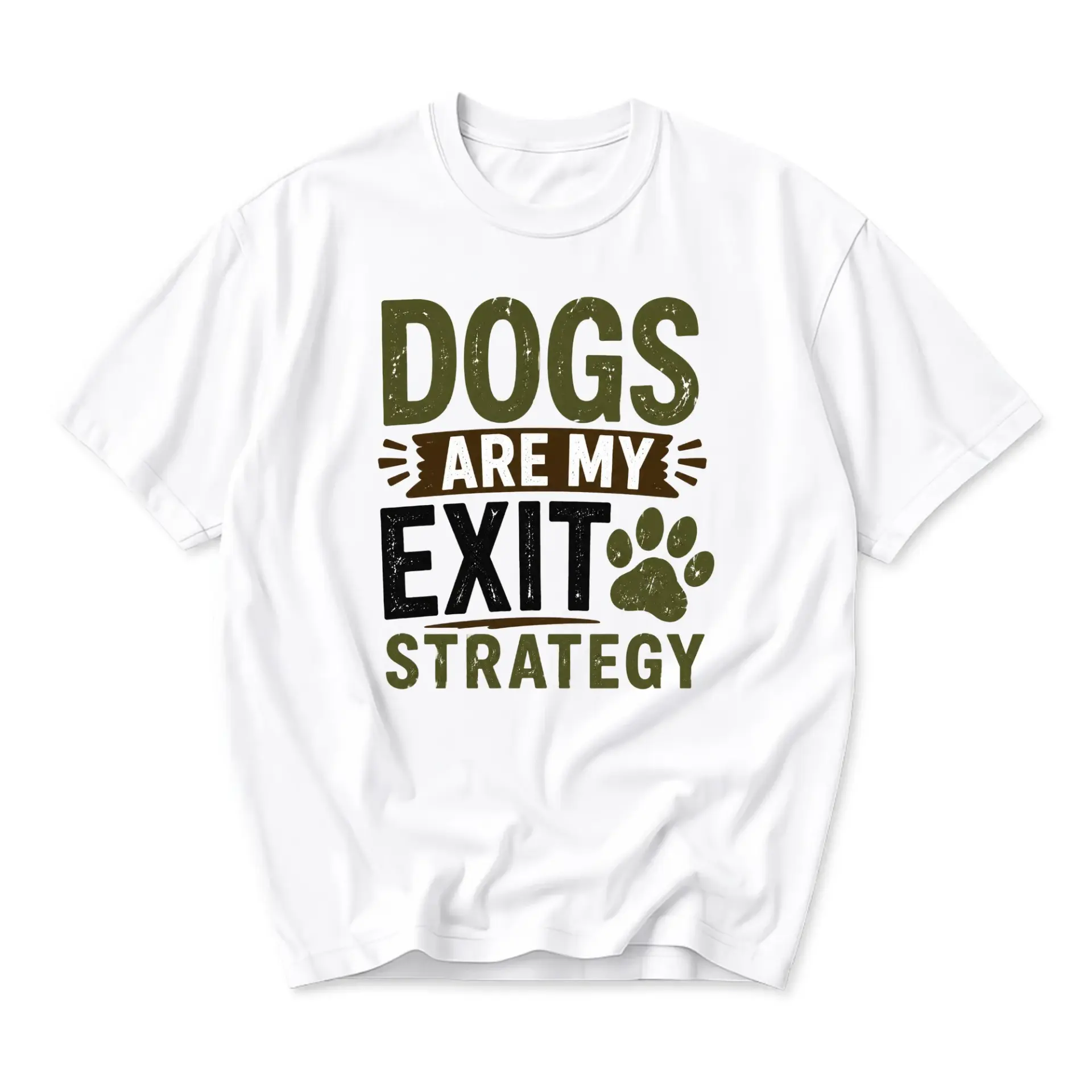 Funny Shirt Are My Exit Graphic Tee Unisex Crew Neck Casual Everyday Wear