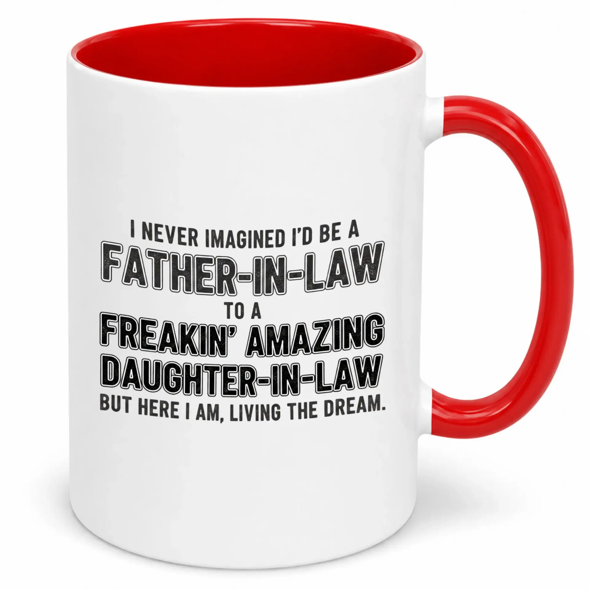 Funny Father-In-Law Daughter-In-Law the Dream Ceramic Coffee Mug Unique Gift for In-Laws and Family Occasions