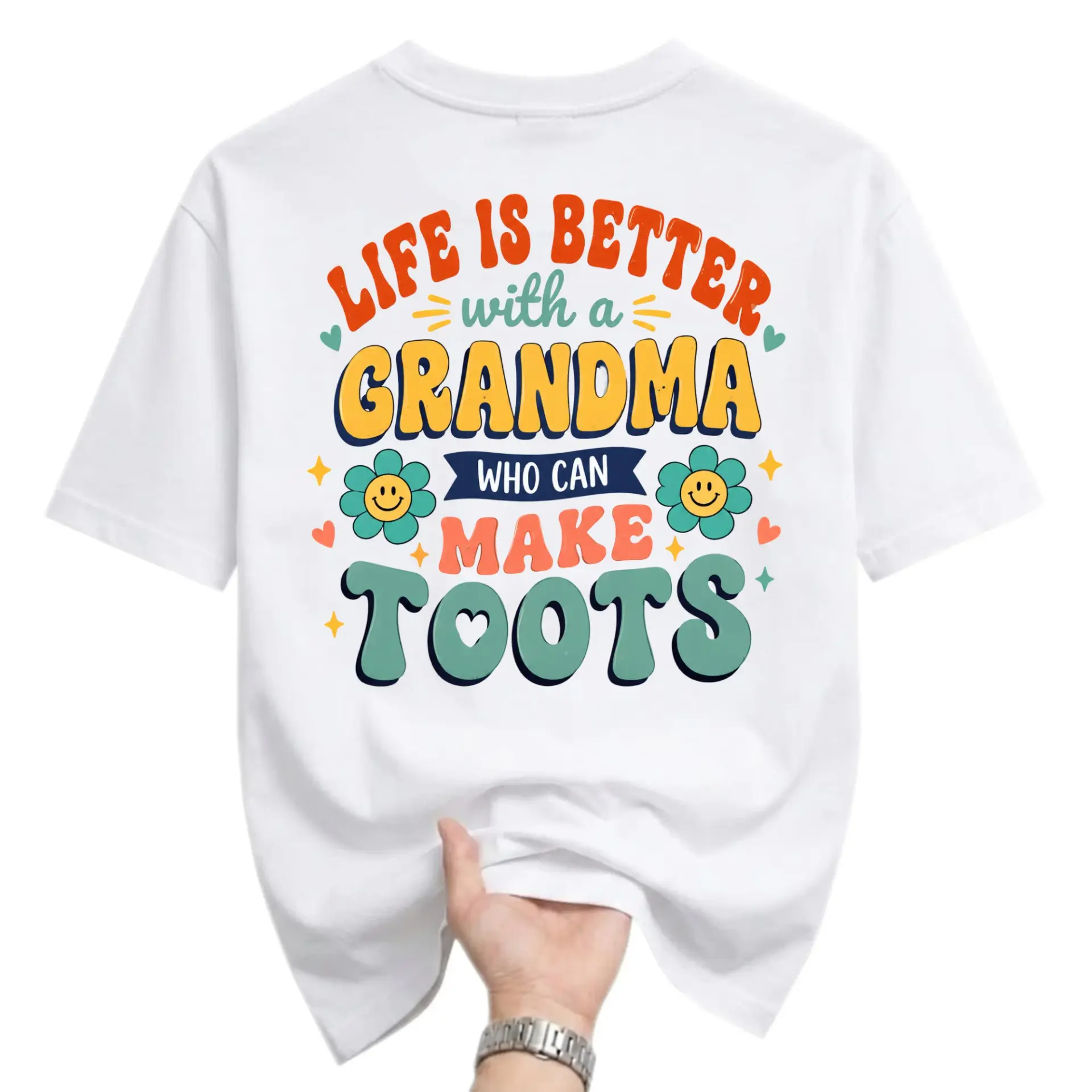 Funny Shirt Life Is Better with a Grandma Who Can Make Toots Unisex Graphic