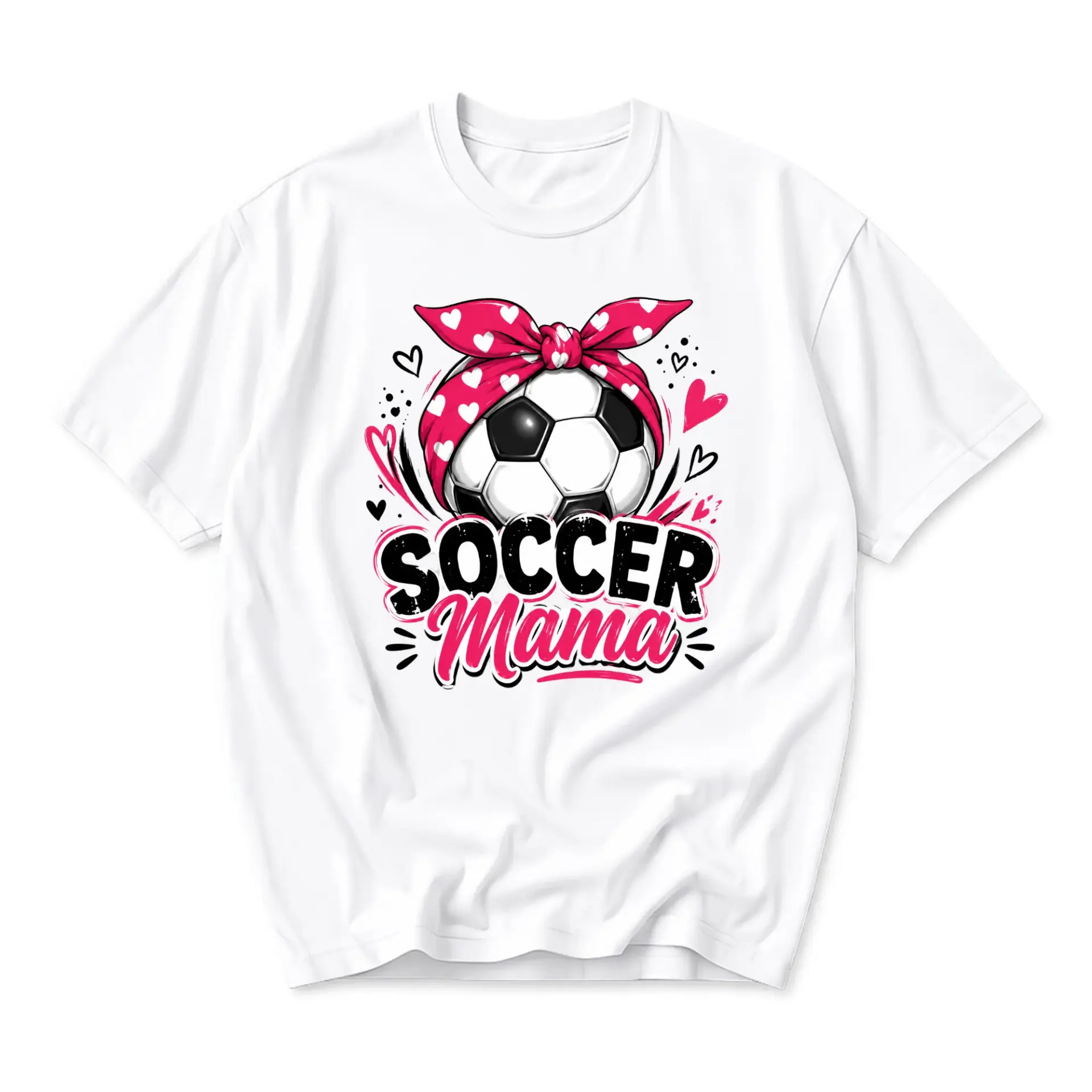 Graphic Tee Soccer Mama Shirt Unisex Sports Fan Apparel Comfortable Cotton Blend Casual Crew Neck Short Sleeve Top