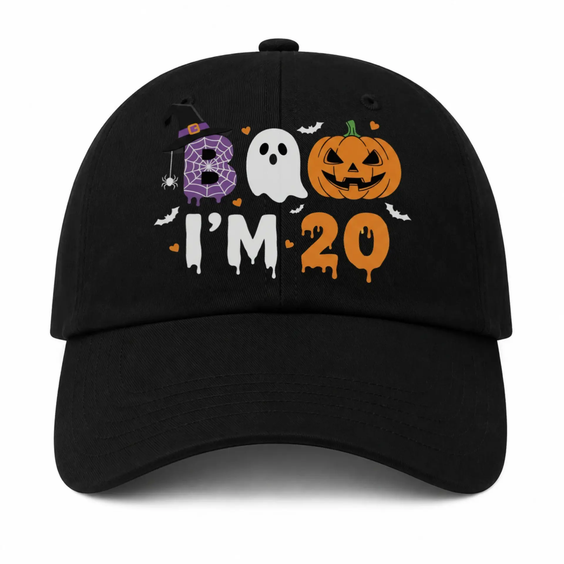 Vinyl Sticker Pack Boo Im 20 Halloween Birthday Decals for Laptops Water Bottles and Journals Set of 3 Adhesive Labels