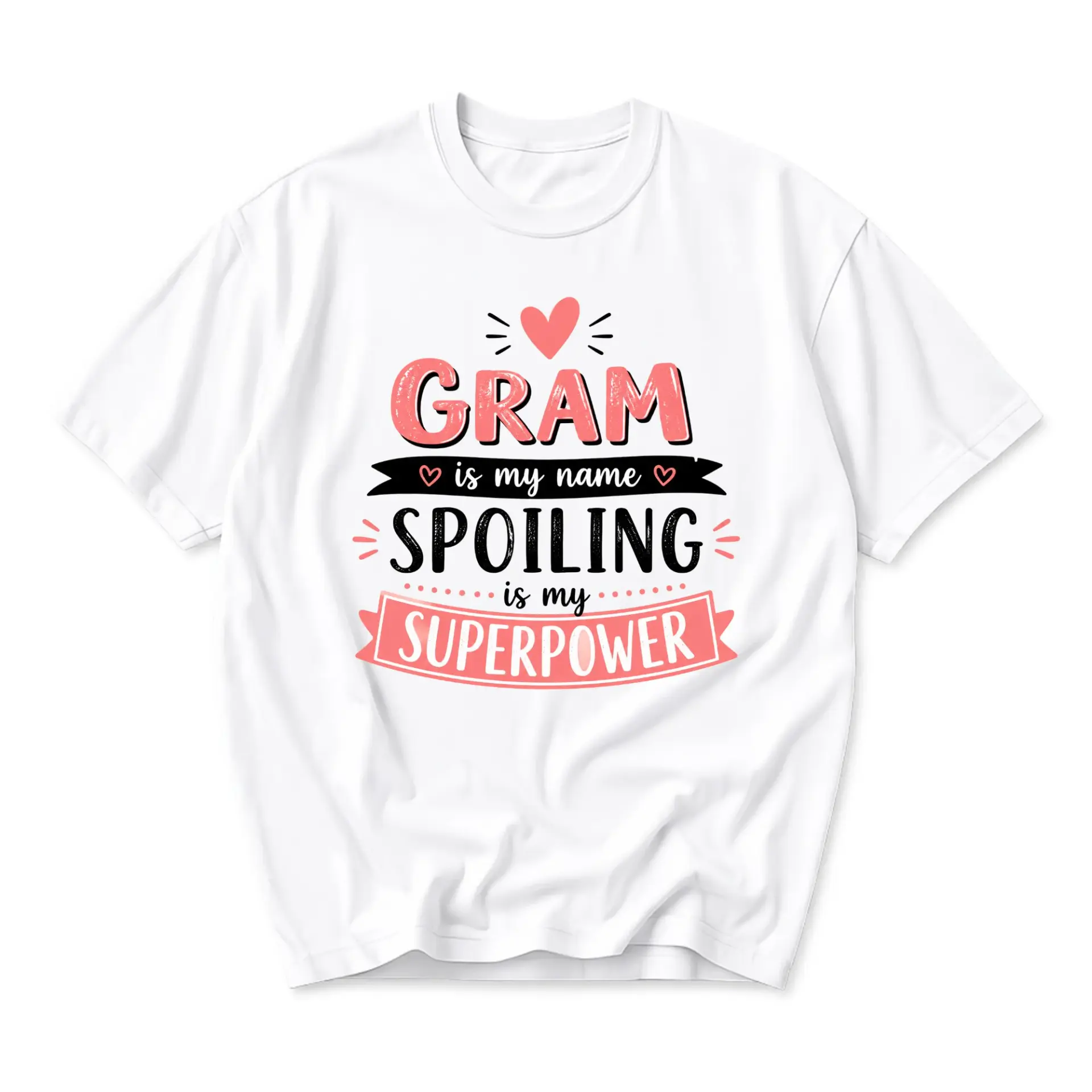 Funny Shirt Gram Is My Name Spoiling Is My Superpower Graphic Tee Unisex