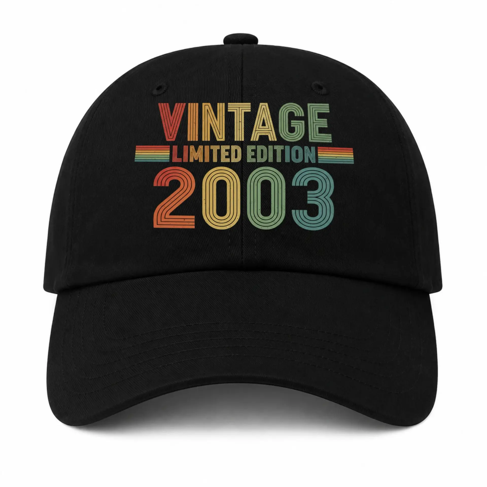 Baseball Cap Vintage Retro Style Limited Edition 2003 Graphic Dad Hat