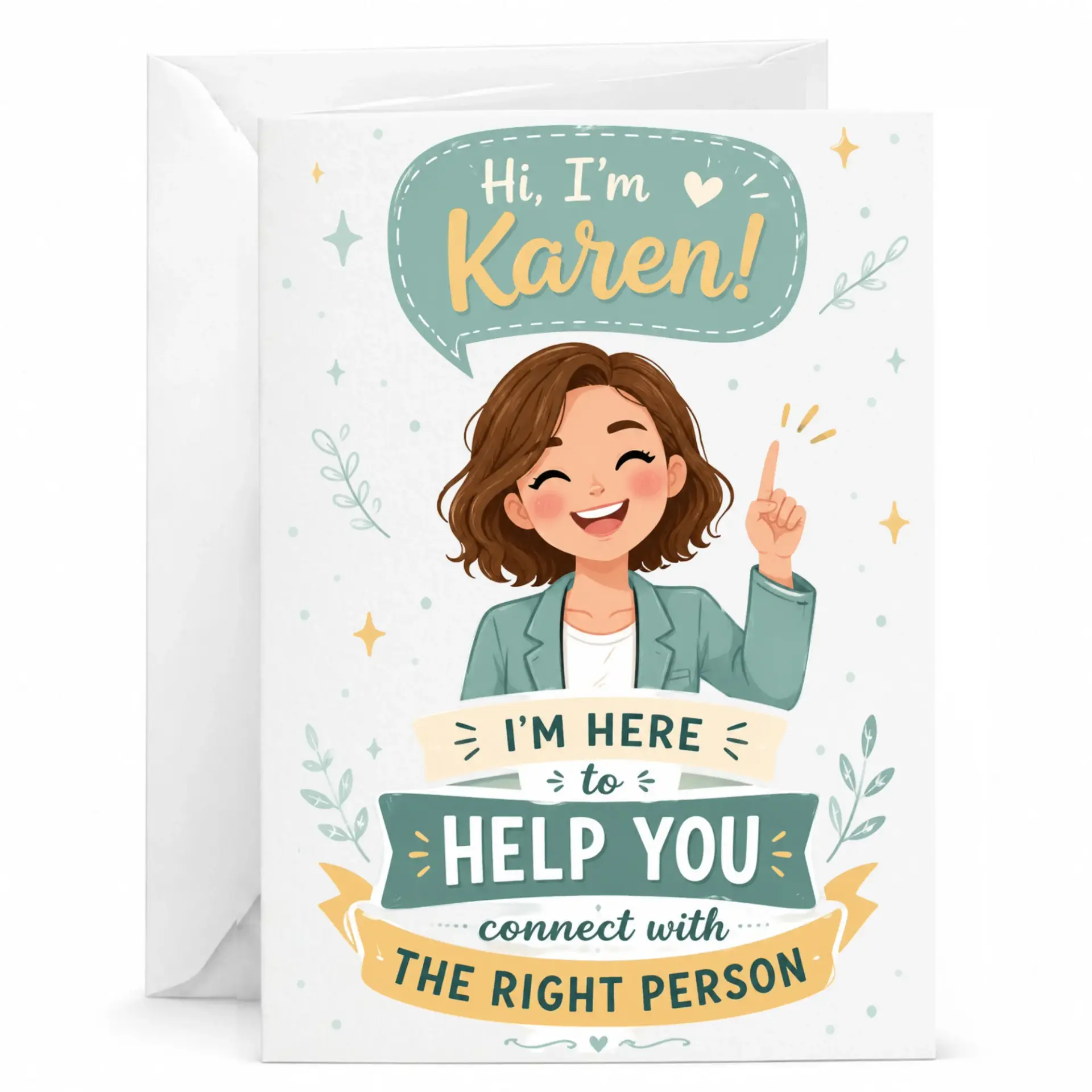Funny Greeting Card with Humorous Character Illustration Professional Design for Sarcastic Humor Enthusiasts 5x7