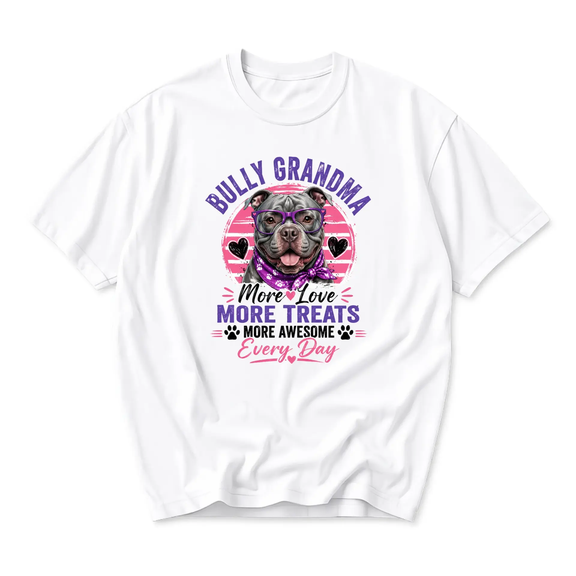 Funny Shirt Grandma Graphic Tee Dog Lover Unisex Crew Neck Short Sleeve