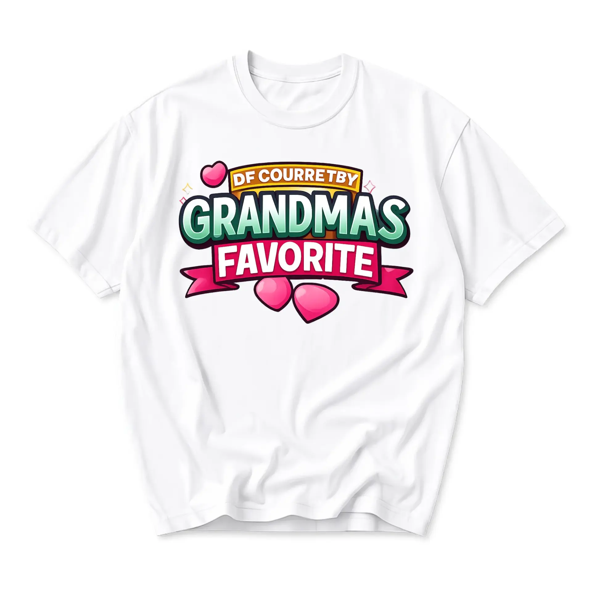 Funny Shirt Grandmas Favorite Graphic Print Casual Crew Neck Unisex Tee Apparel Comfortable Everyday Cotton Blend Top