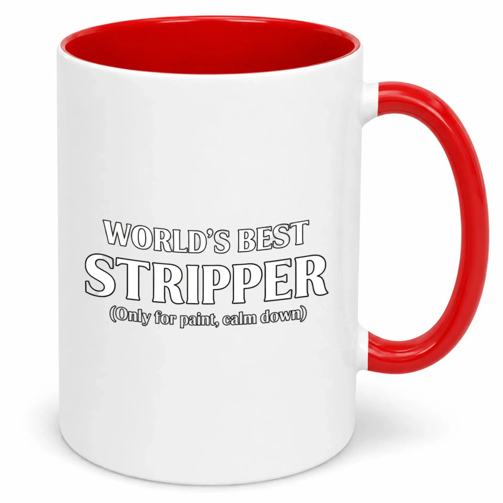 Funny Ceramic Coffee Mug 's Best Paint Stripper Humorous Work Pun Drinkware Gift for Home Improvement Enthusiasts