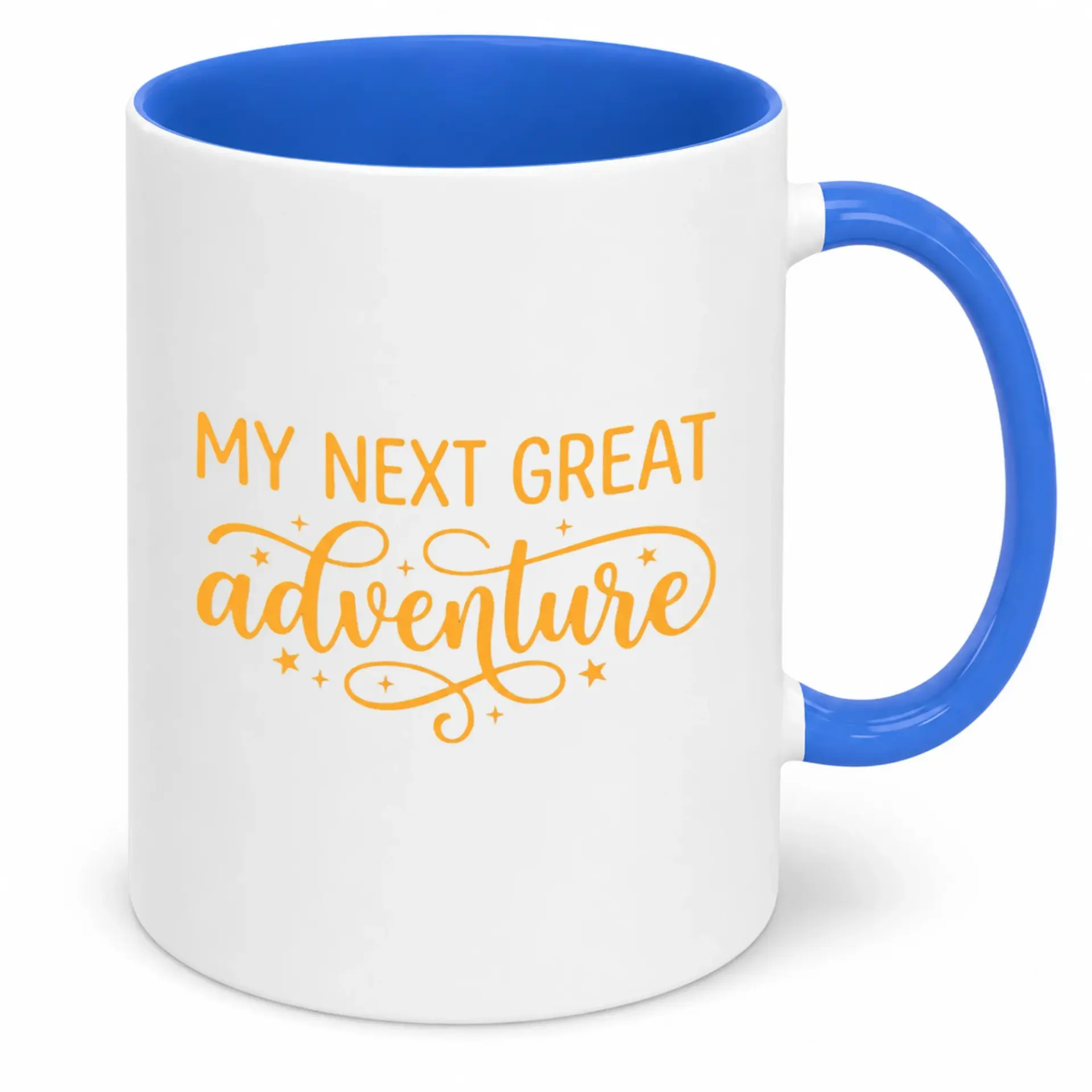 Inspirational Ceramic Coffee Mug with Positive 'my Next Great Adventure' Quote Design, Motivational Drinkware for Home Office Gifts