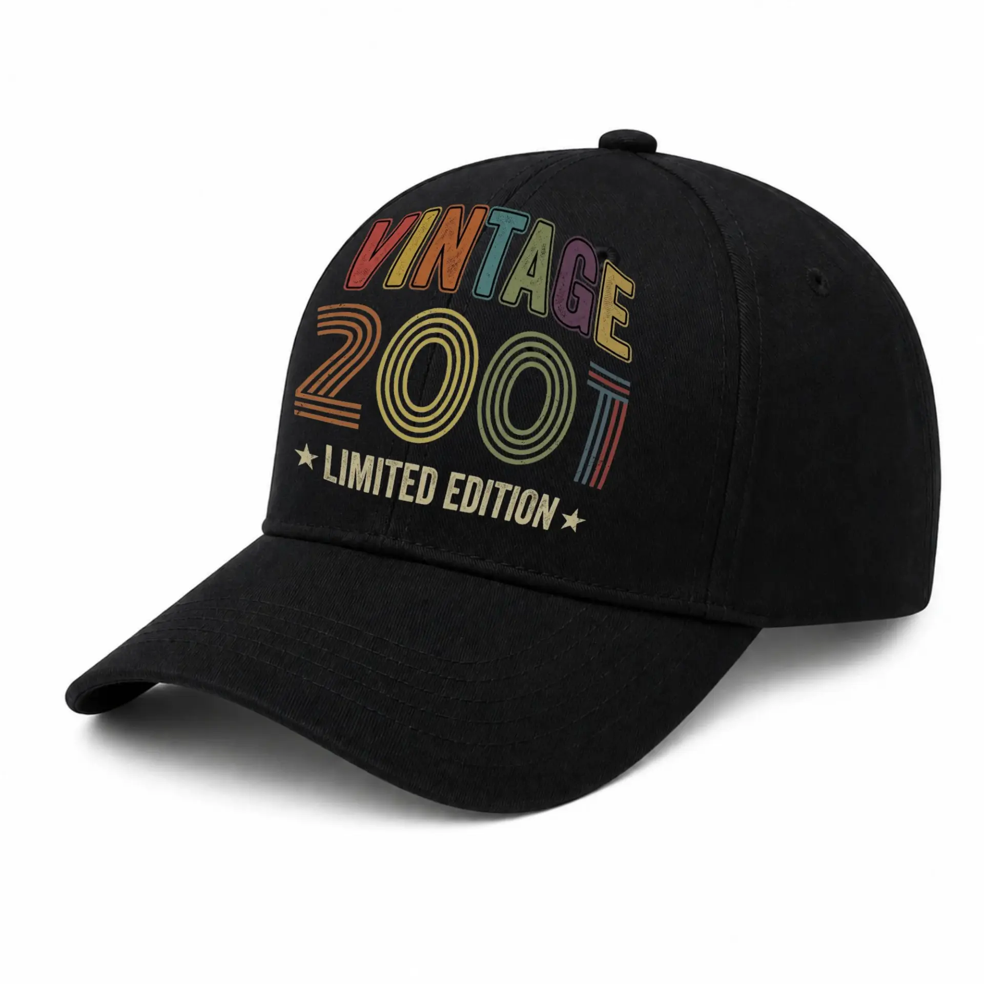 Baseball Cap Vintage 2001 Limited Edition Embroidered Cotton Dad Hat
