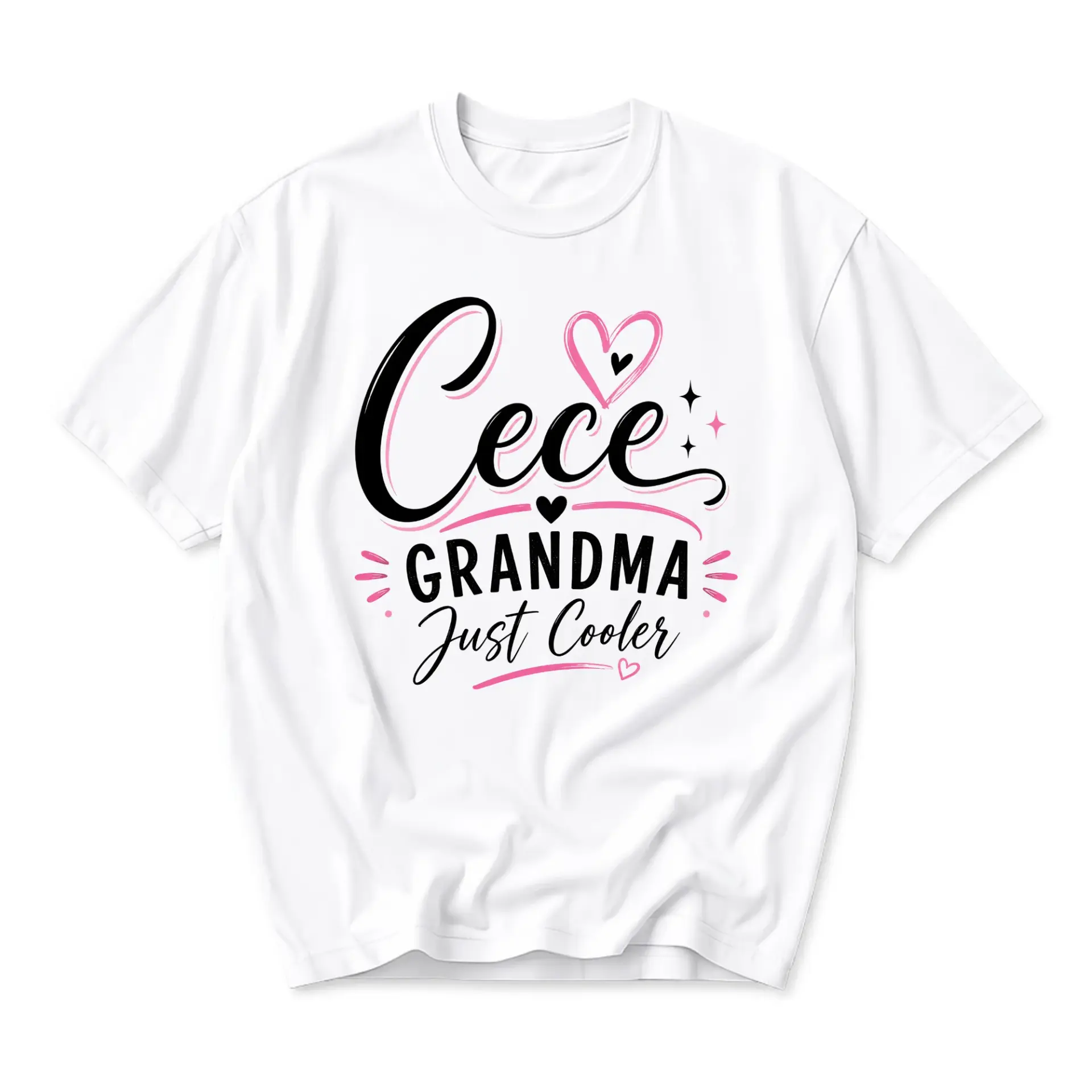 Funny Shirt Grandma Just Unisex Graphic Printed T-Shirt Casual Everyday