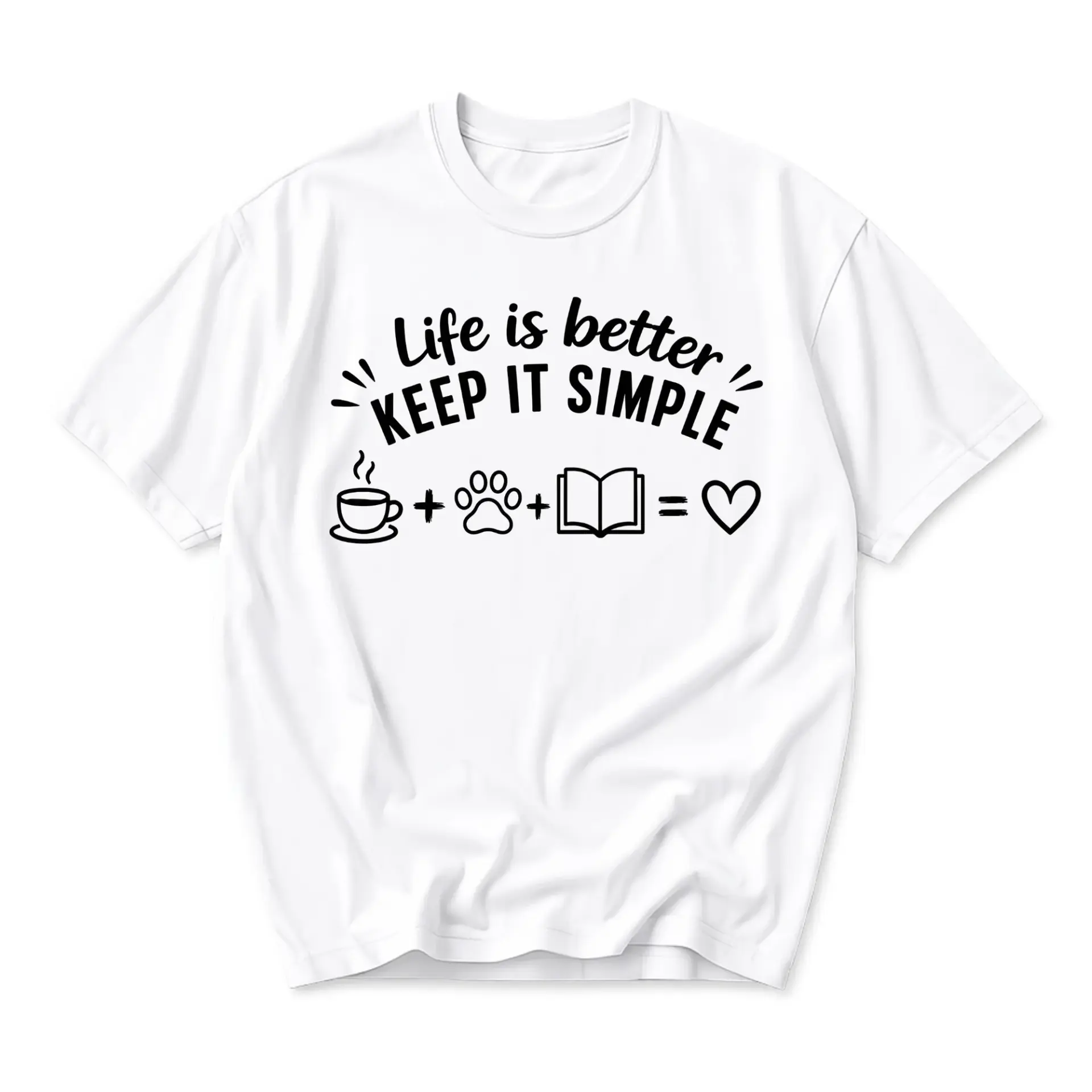 Graphic Tee Life Is Better Keep It Shirt Unisex Casual Cotton Blend Crew