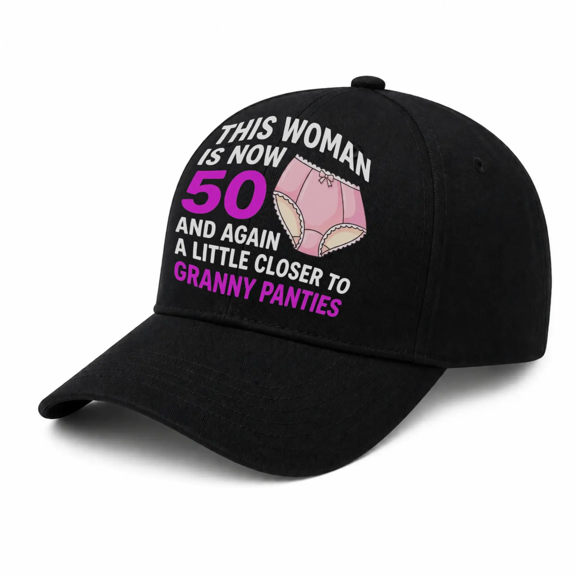 Baseball Cap Funny 50th Birthday Celebration Gift for Men and Women