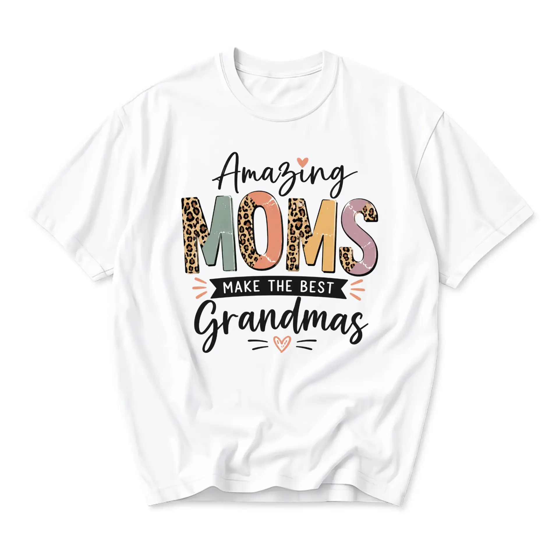 Graphic Tee Amazing Moms Make the Best Grandmas Unisex T-Shirt Short Sleeve