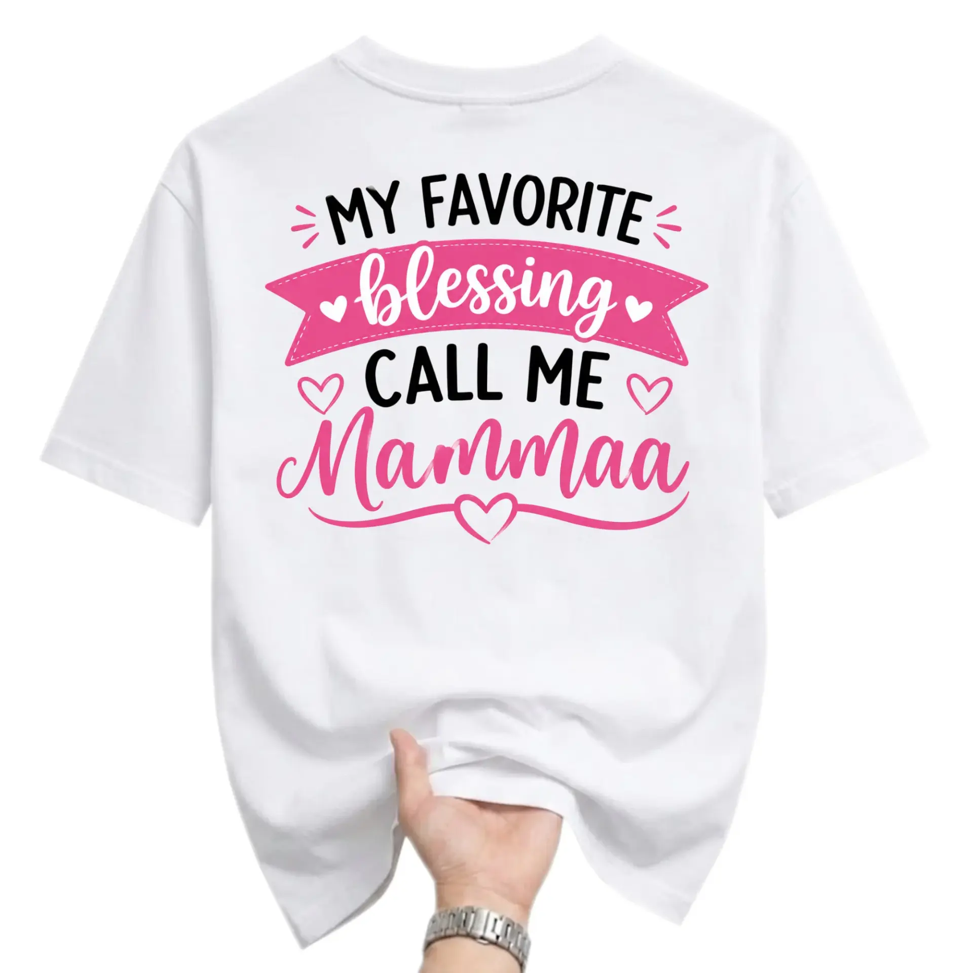 Graphic Tee My Favorite Blessing Call Me Mammaa Unisex Crew Neck Shirt