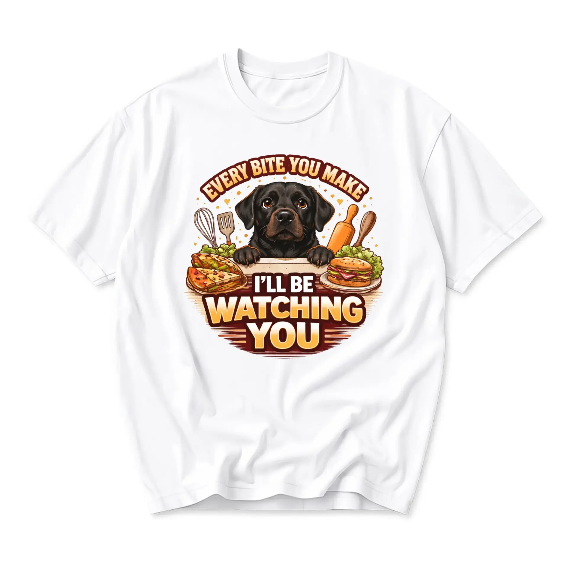 Funny Shirt Every Bite You Make Dog Graphic Tee Unisex Casual Apparel for