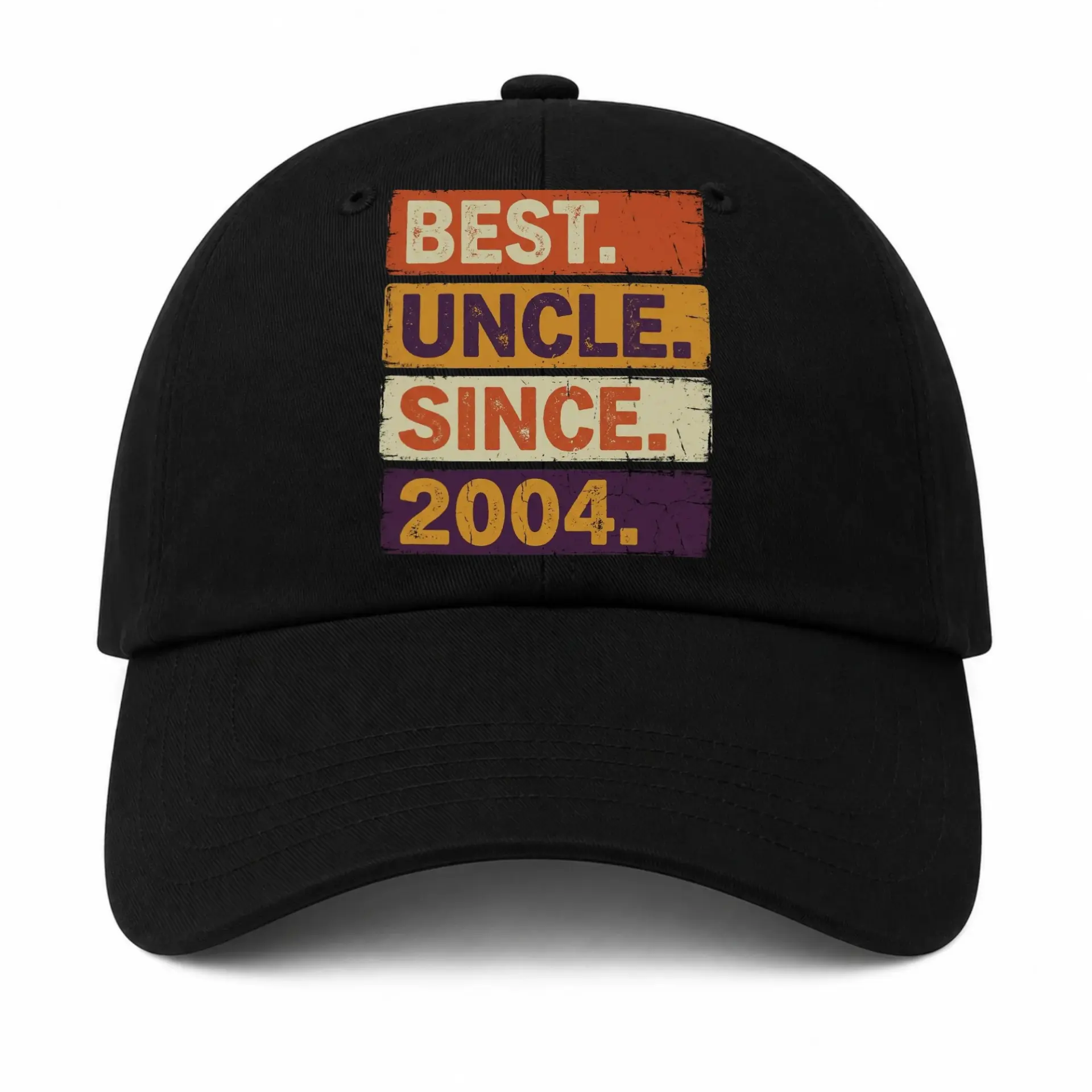 Baseball Cap Best Uncle Since 2004 Vintage Style Graphic Dad Hat