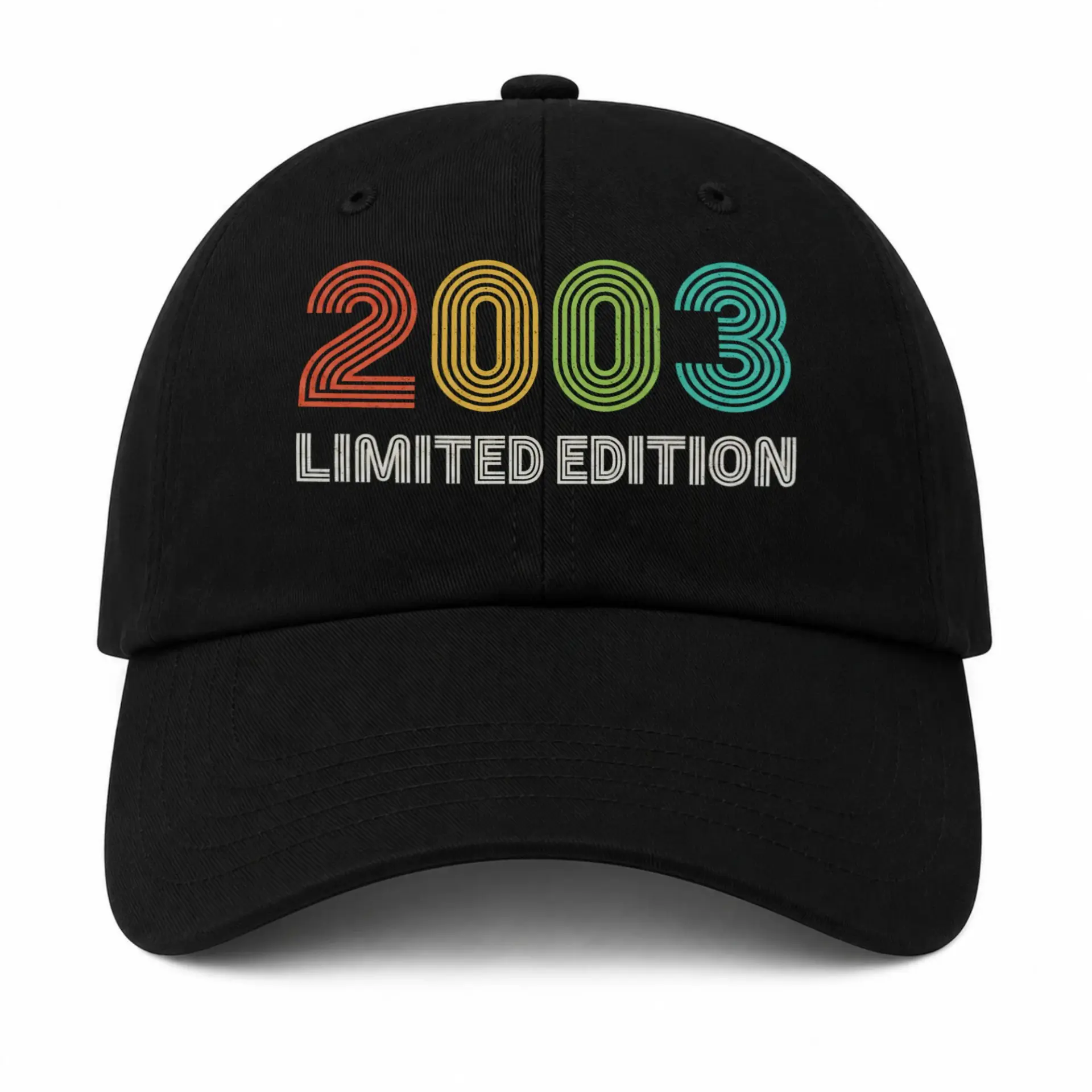 Baseball Cap 2003 Limited Edition Retro Graphic Embroidered Dad Hat