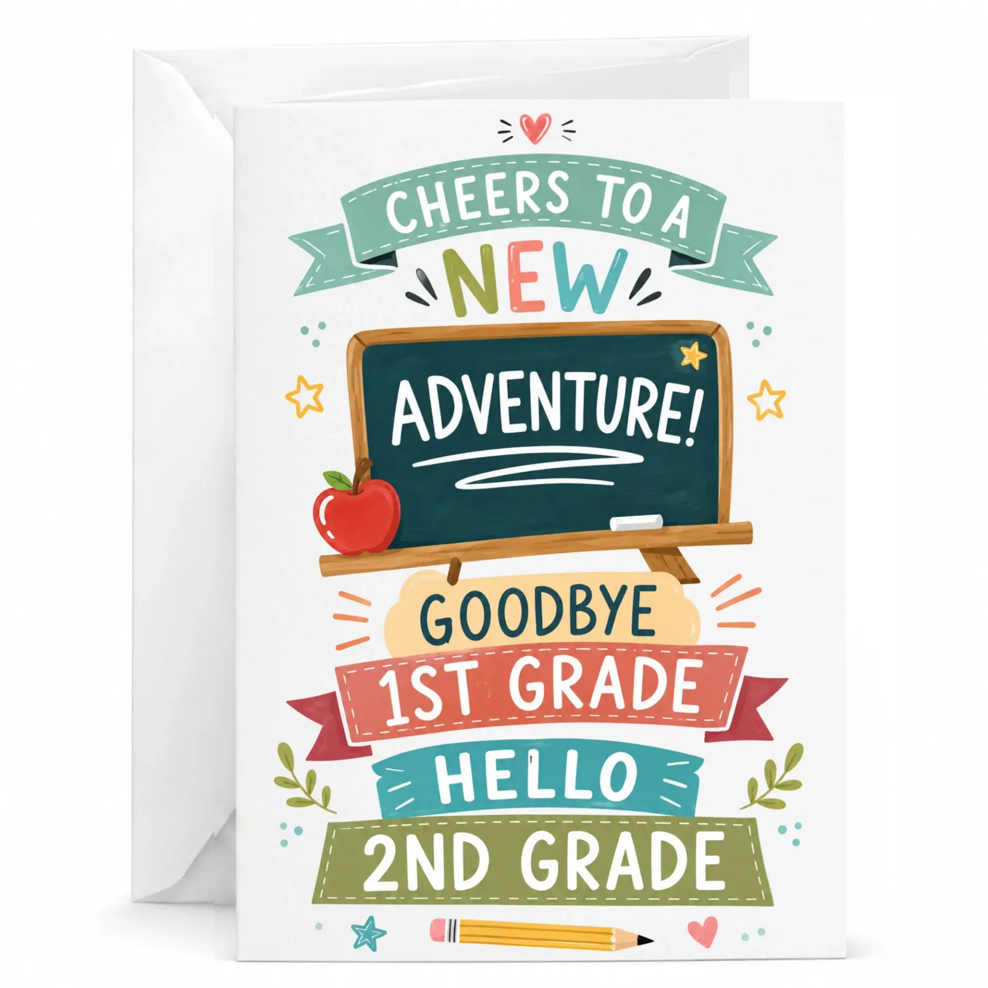 Greeting Card for Milestone Promotion Cheers to Adventure School Stationery