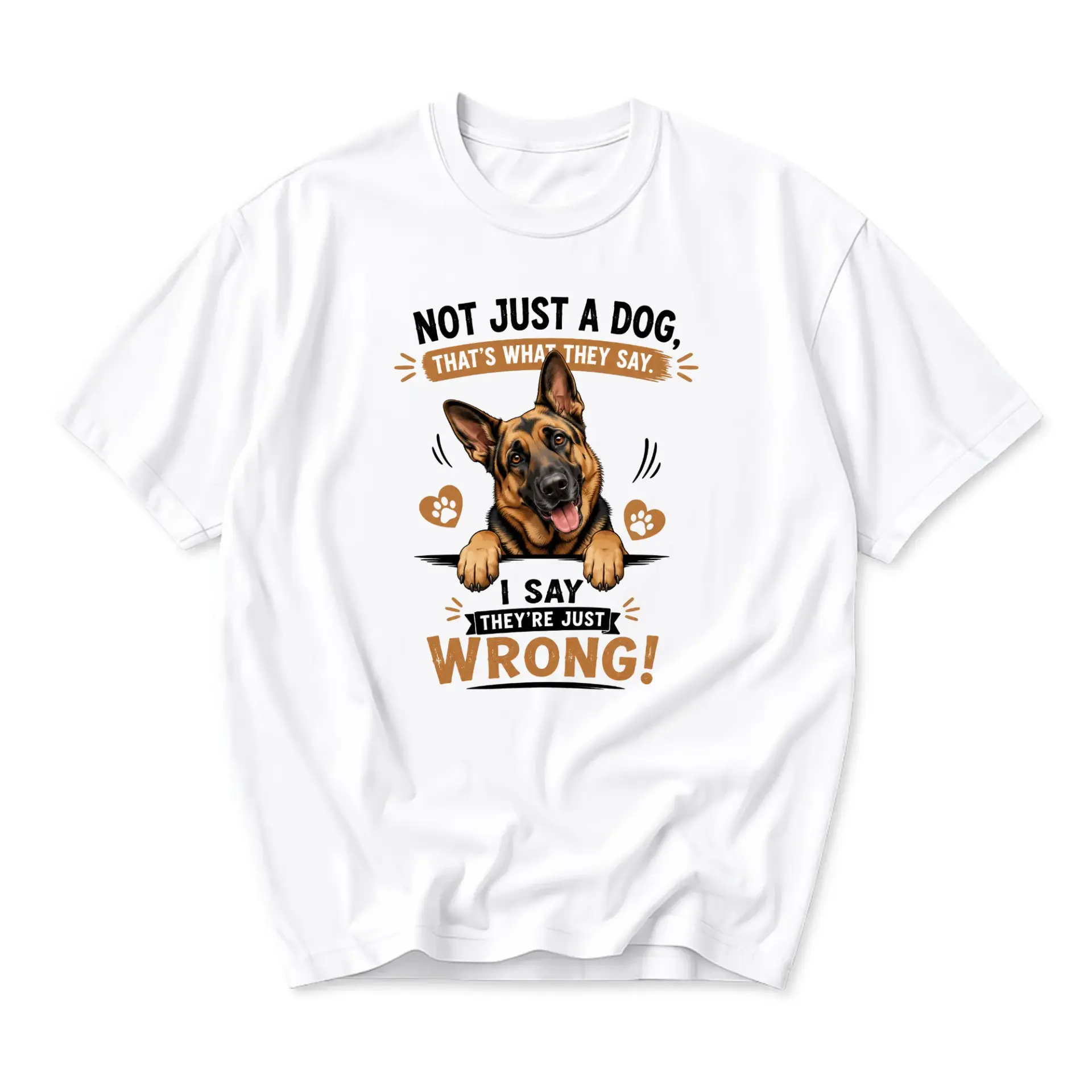 Funny Shirt for German Owners Not Just a Dog Unisex Graphic Tee Lovers Pet
