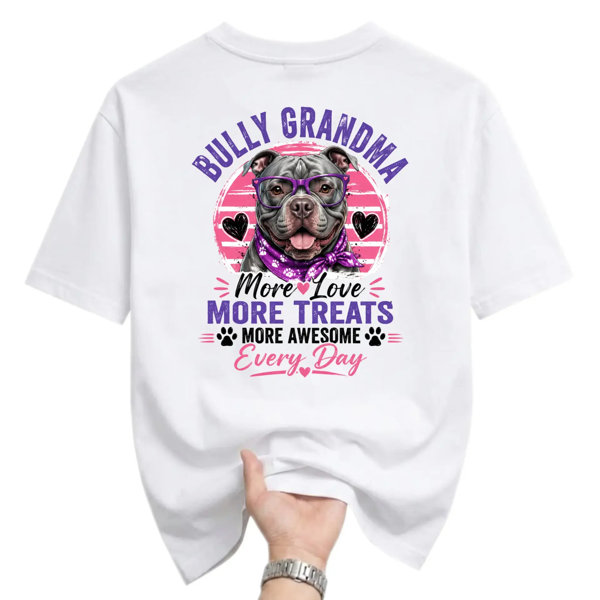 Funny Shirt Grandma Graphic Tee Dog Lover Unisex Crew Neck Short Sleeve
