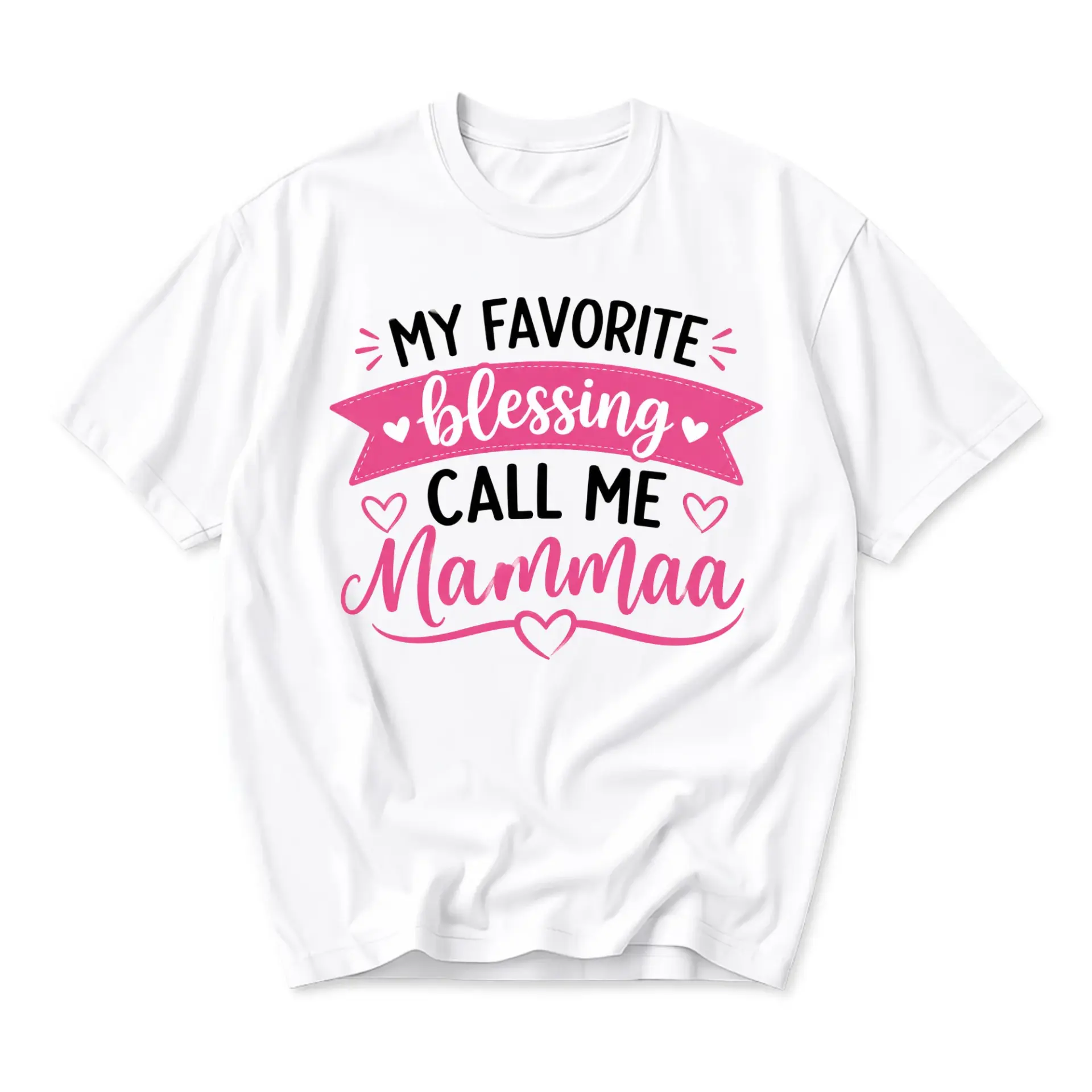 Graphic Tee My Favorite Blessing Call Me Mammaa Unisex Crew Neck Shirt