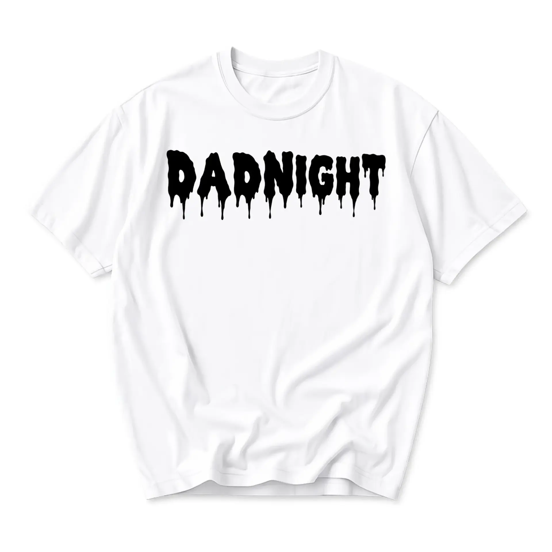 Funny Shirt Dadnight Graphic Tee Unisex Casual Crew Neck Top Comfortable Cotton Blend Apparel for Everyday Wear