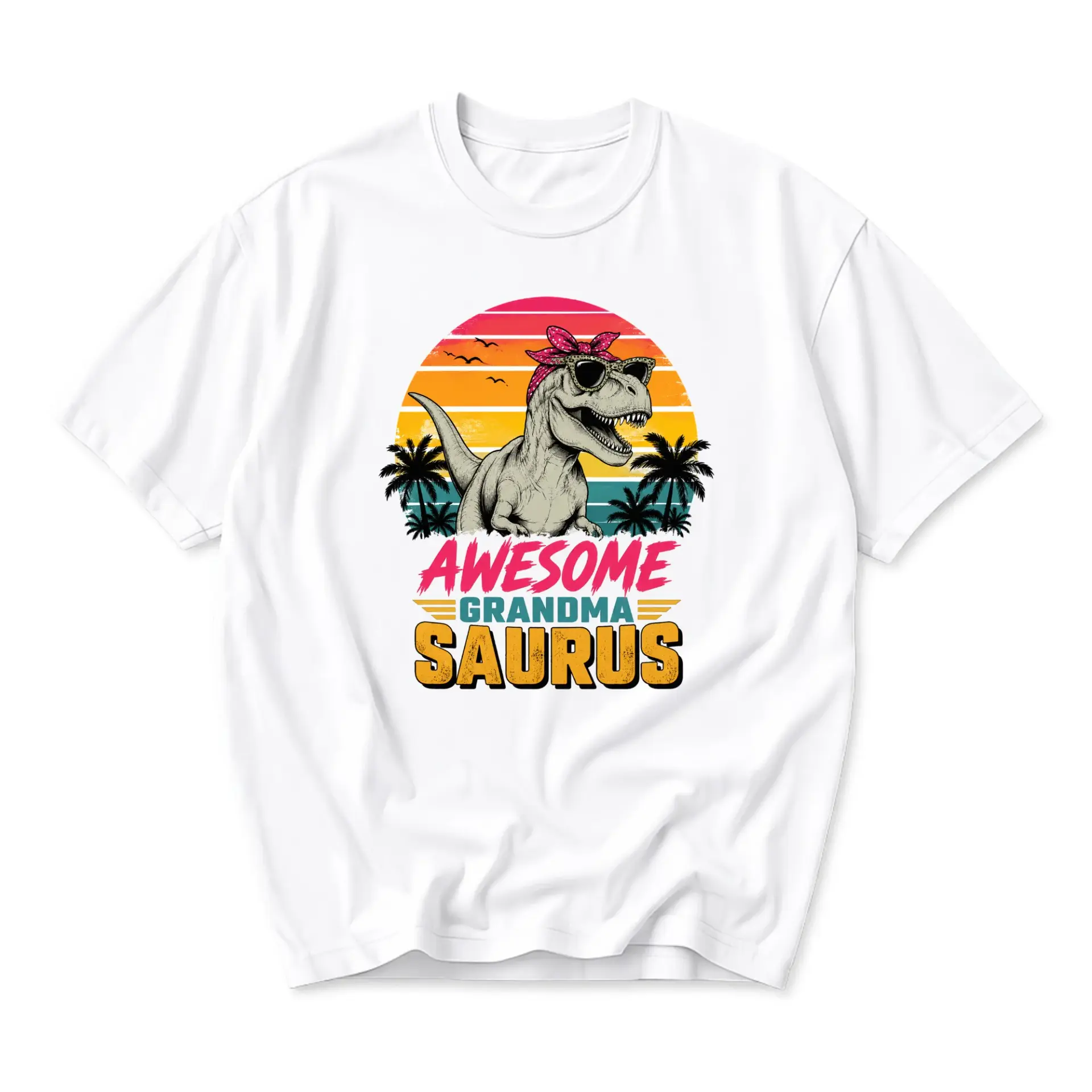 Funny Shirt Awesome Grandmasaurus Dinosaur Graphic Tee for Women and Men