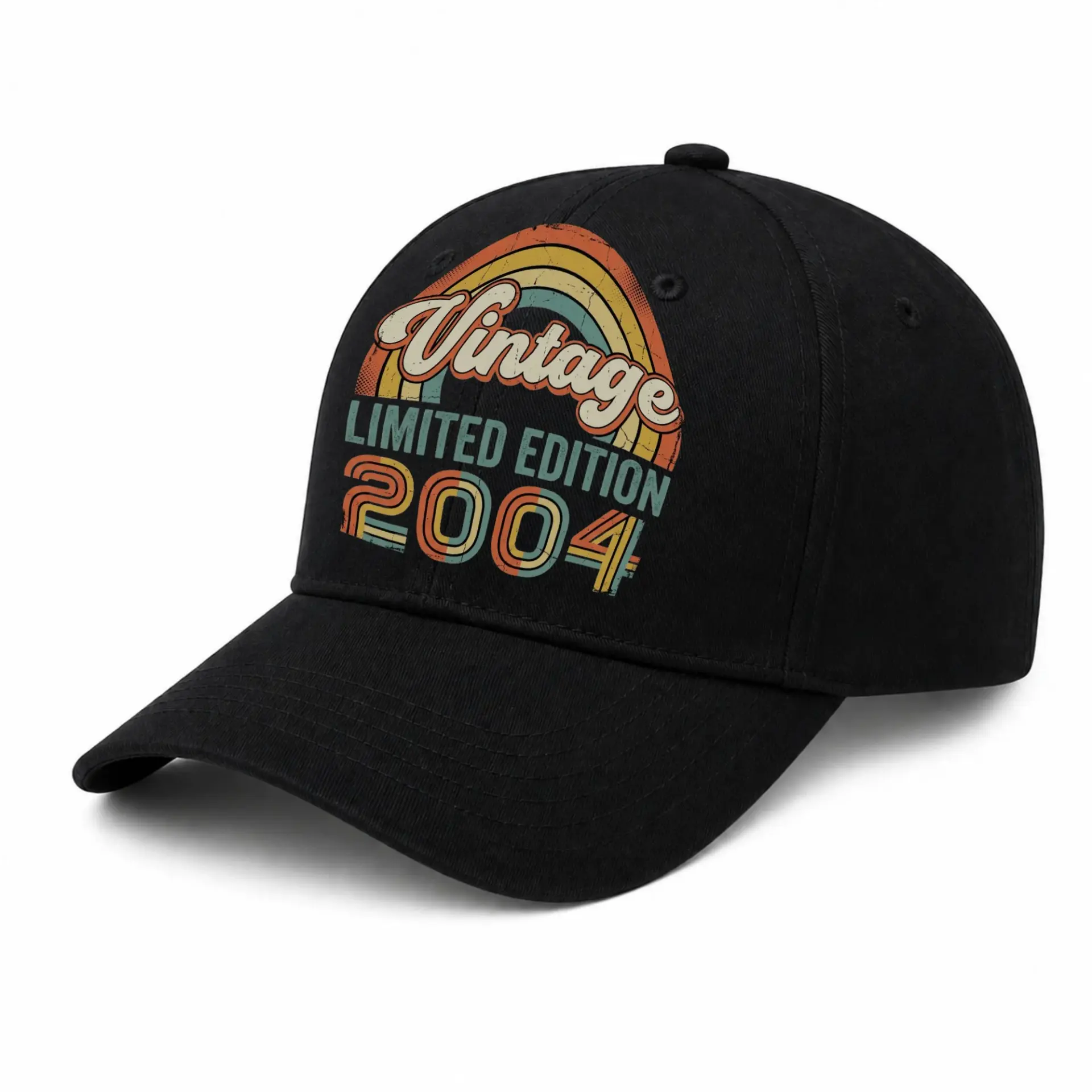 Baseball Cap Vintage 2004 Retro Aesthetic Embroidered Dad Hat Unisex